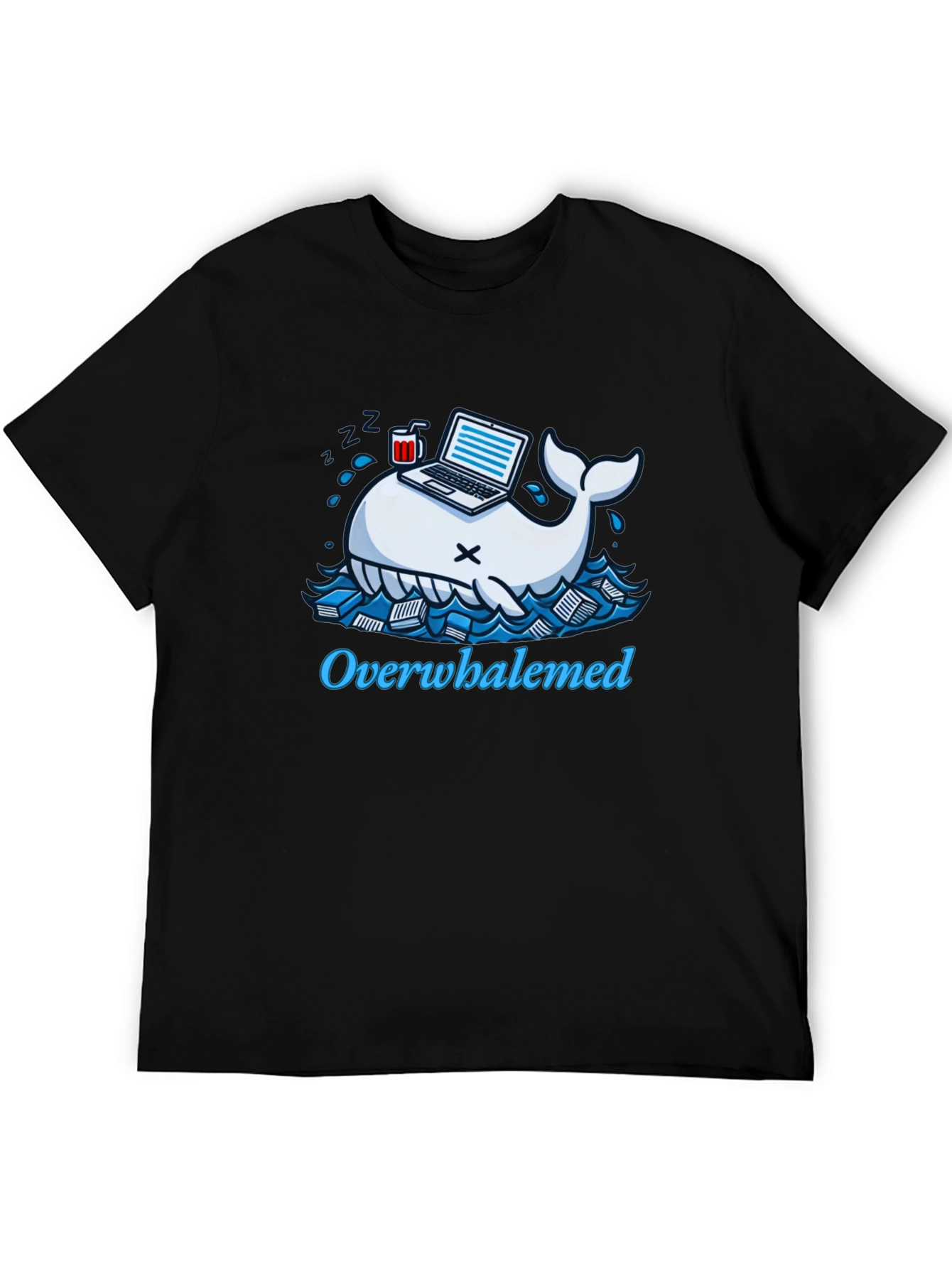 Overwhaledmed Funny T-Shirt