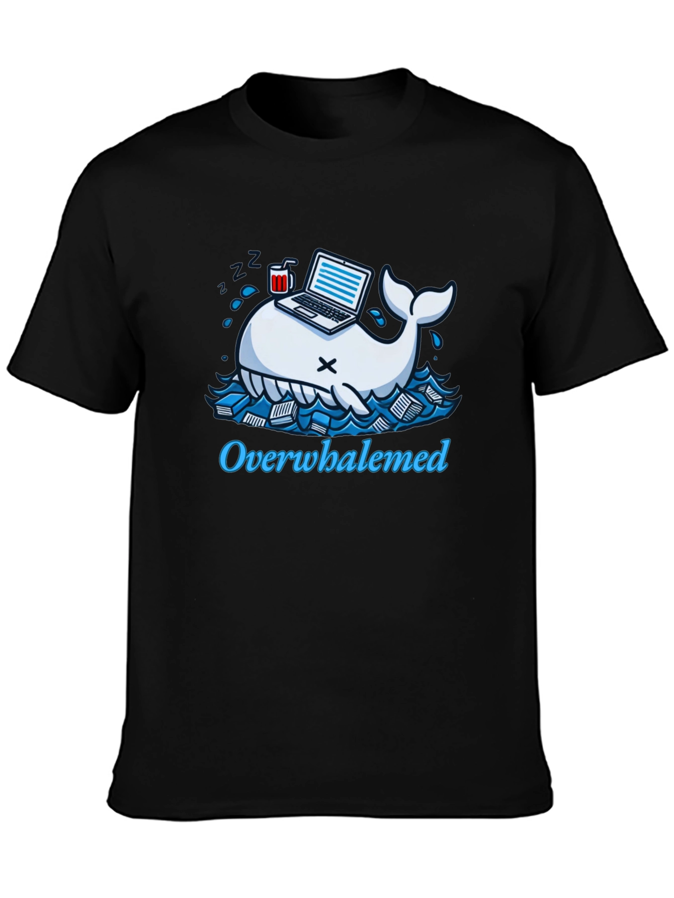 Overwhaledmed Funny T-Shirt