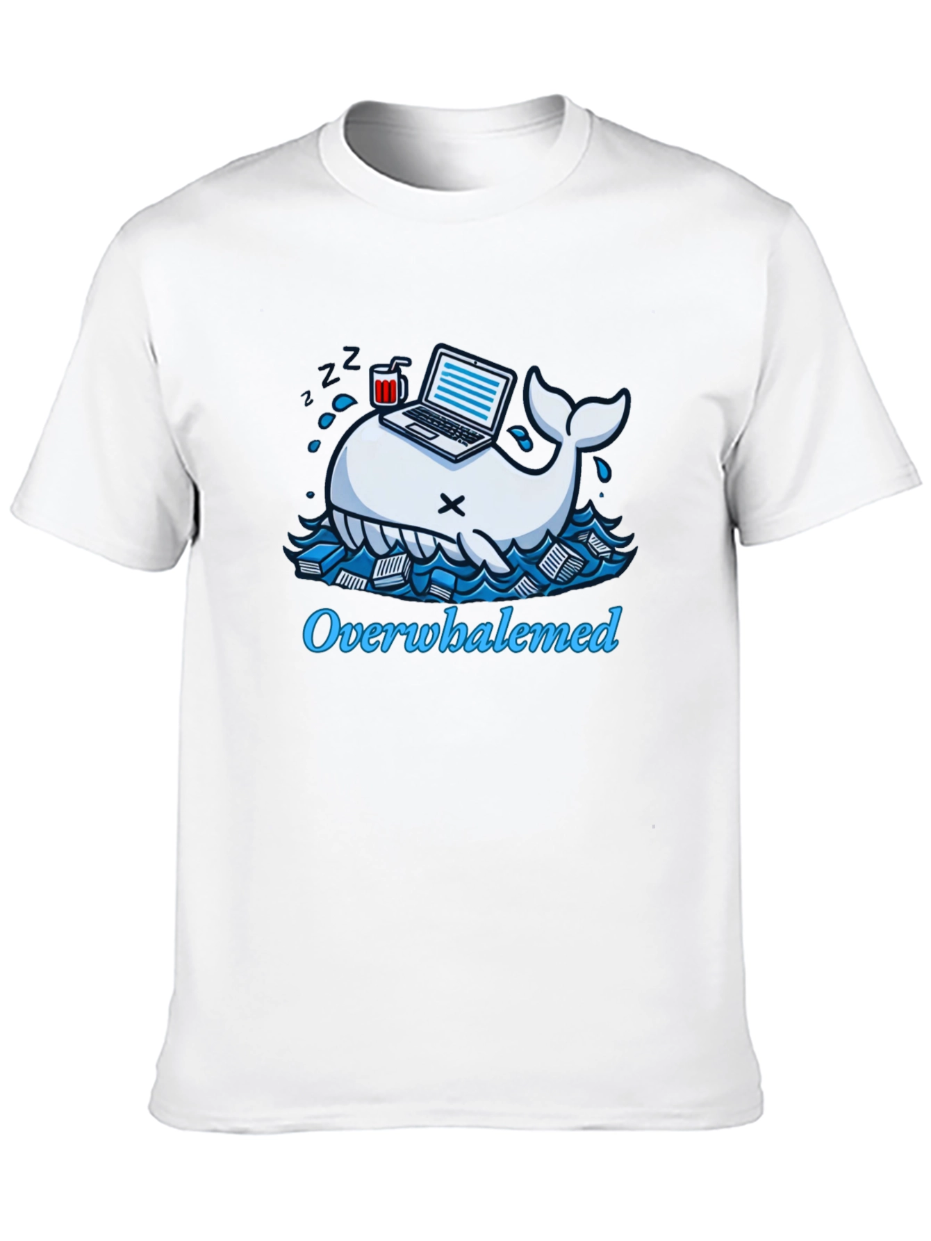Overwhaledmed Funny T-Shirt