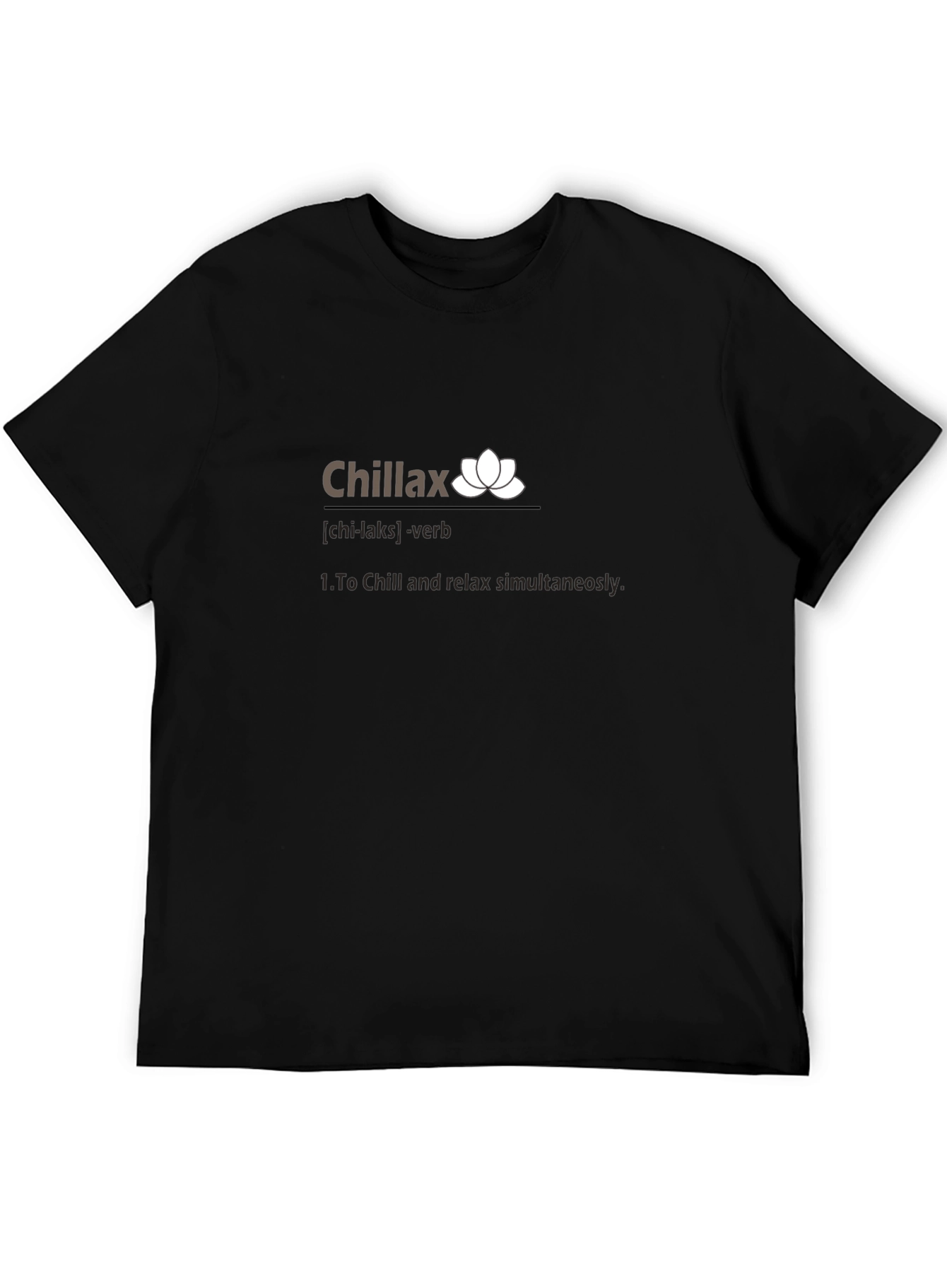 Chillax Definition T-Shirt - Relax & Chill Tee