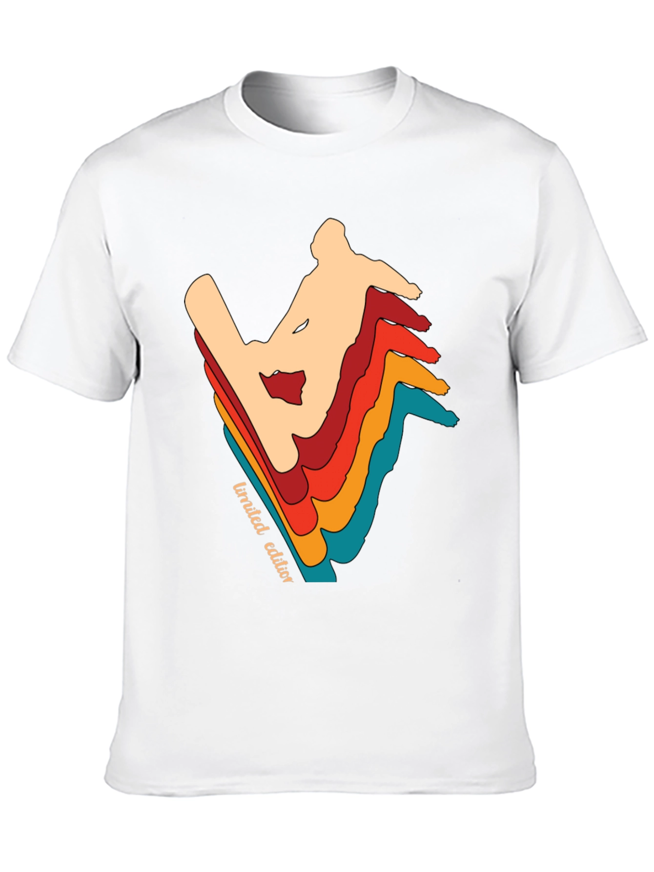 Retro Limited Edition Snowboarder Graphic Tee