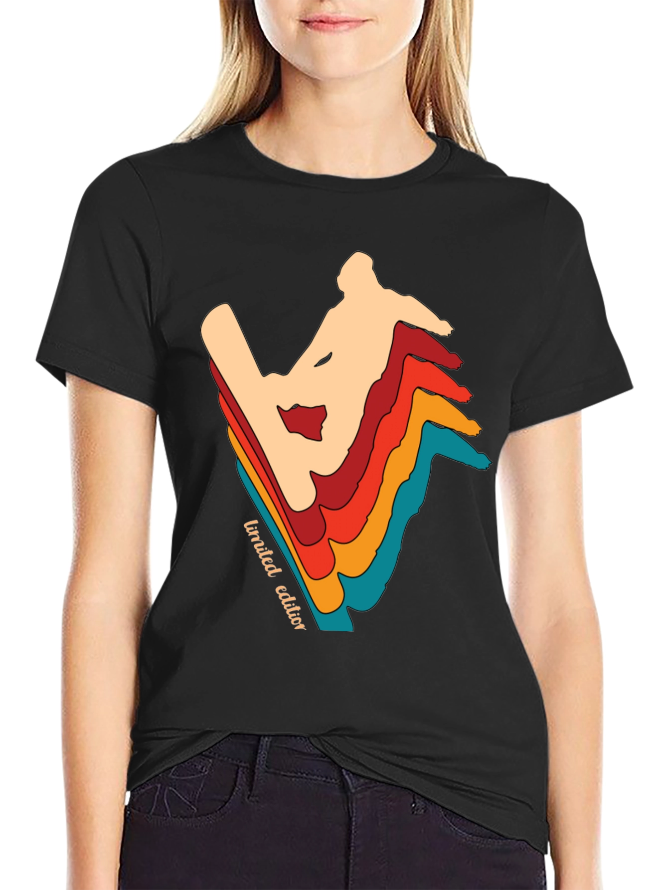 Retro Limited Edition Snowboarder Graphic Tee