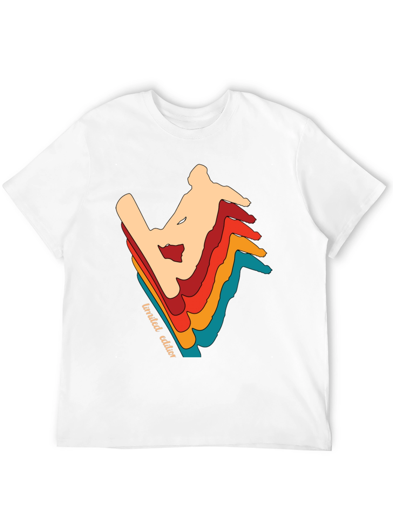 Retro Limited Edition Snowboarder Graphic Tee