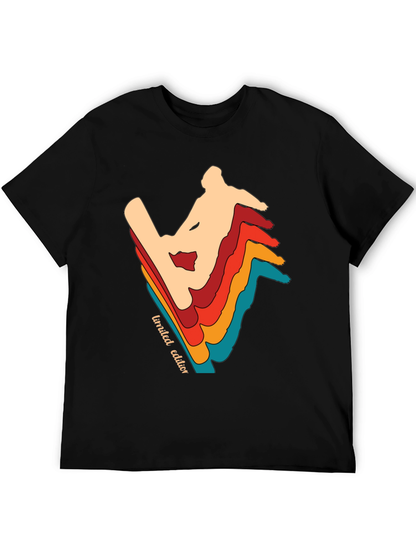 Retro Limited Edition Snowboarder Graphic Tee