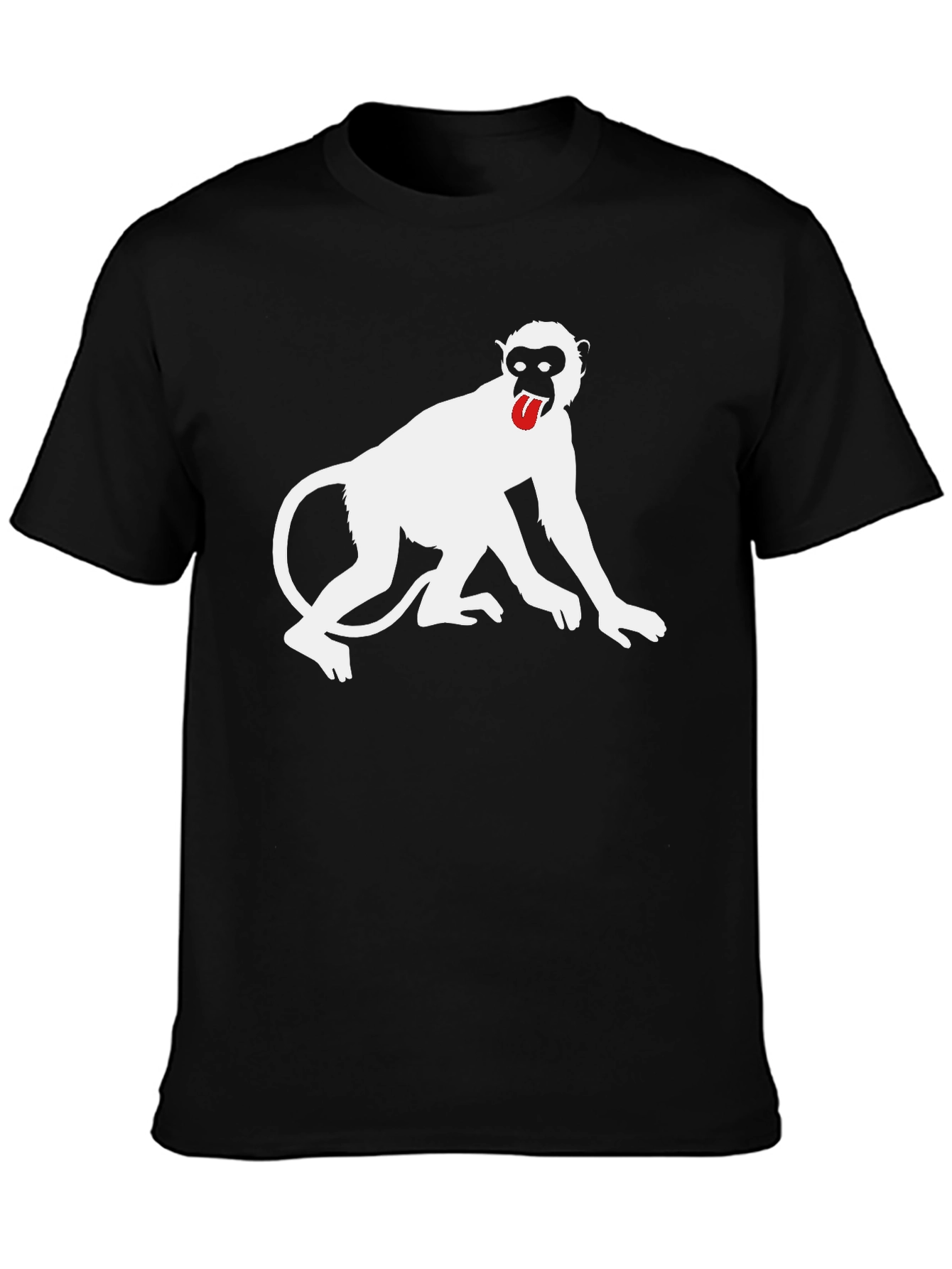 Monkey Graphic Tee - Black T-Shirt