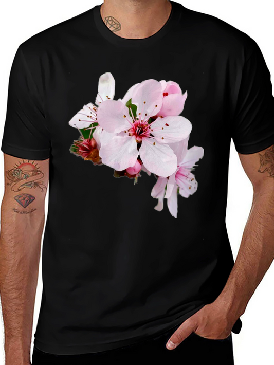 Floral Print T-Shirt - Casual Style