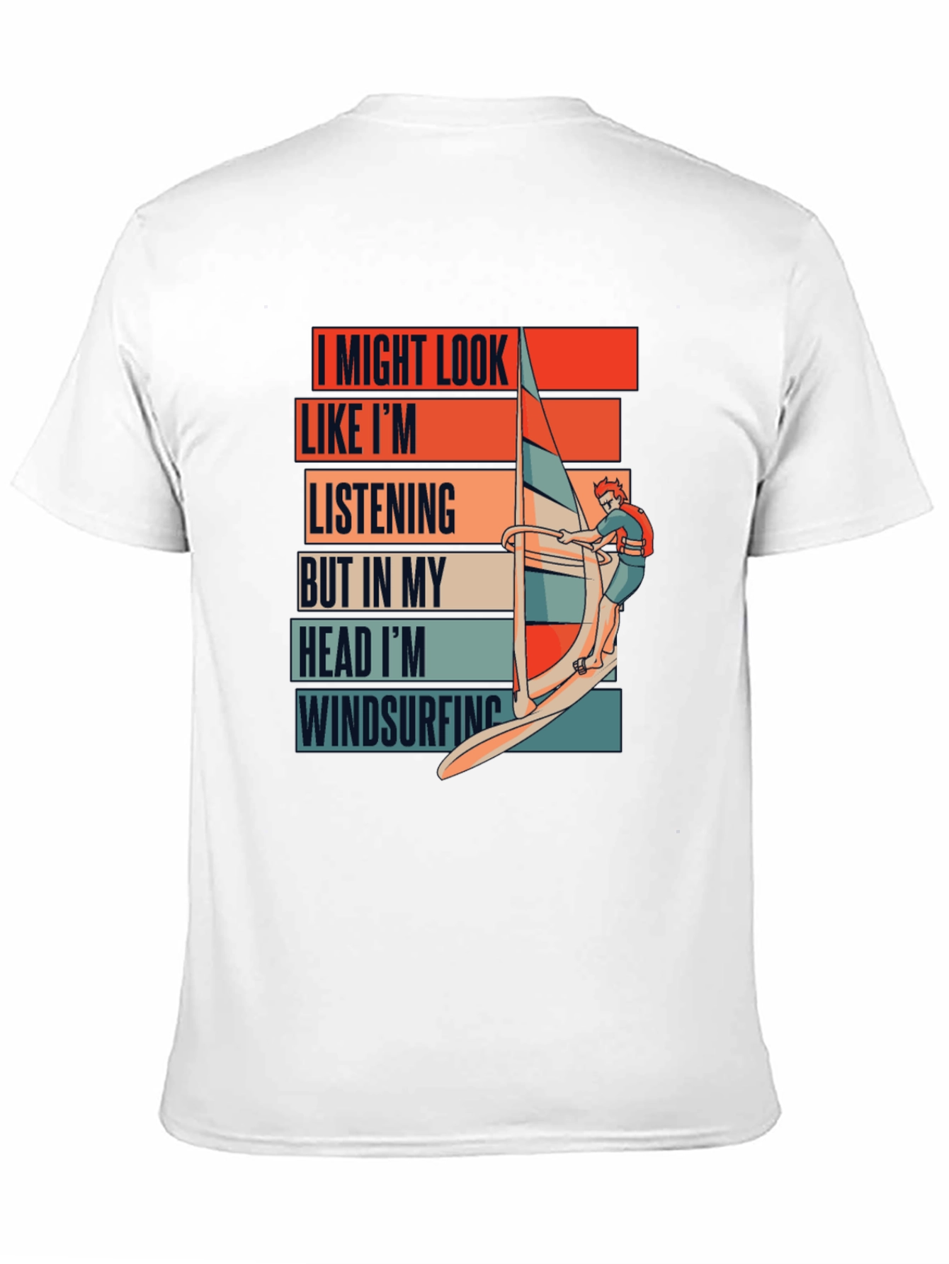 Windsurfing Mind T-Shirt - Funny Ocean Sports Tee
