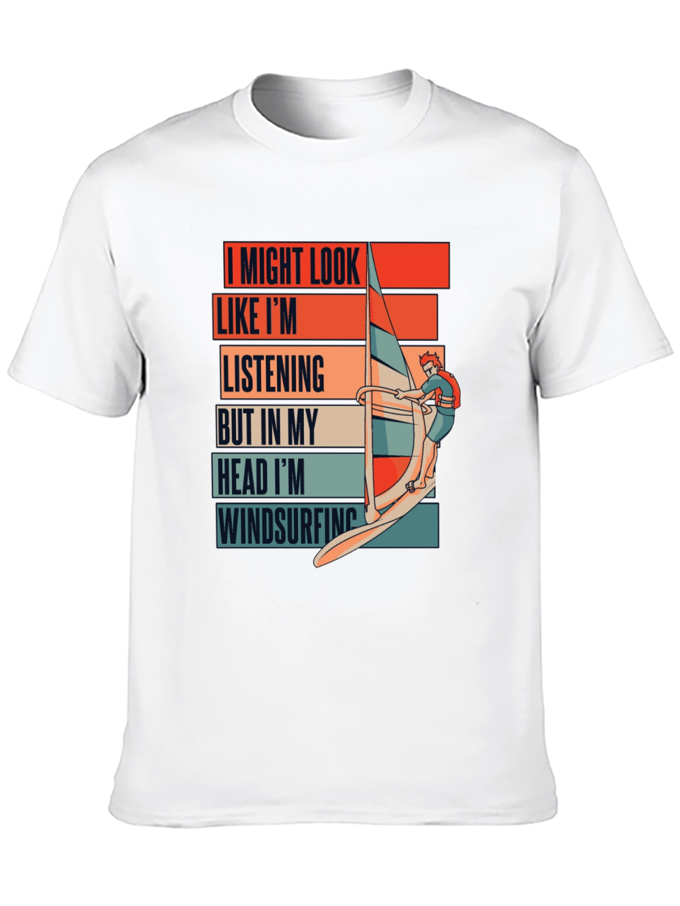 Windsurfing Mind T-Shirt - Funny Ocean Sports Tee