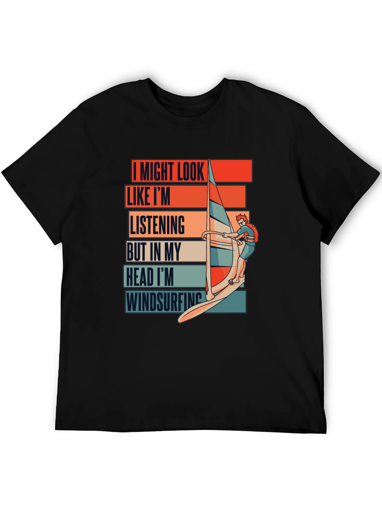 Windsurfing Mind T-Shirt - Funny Ocean Sports Tee