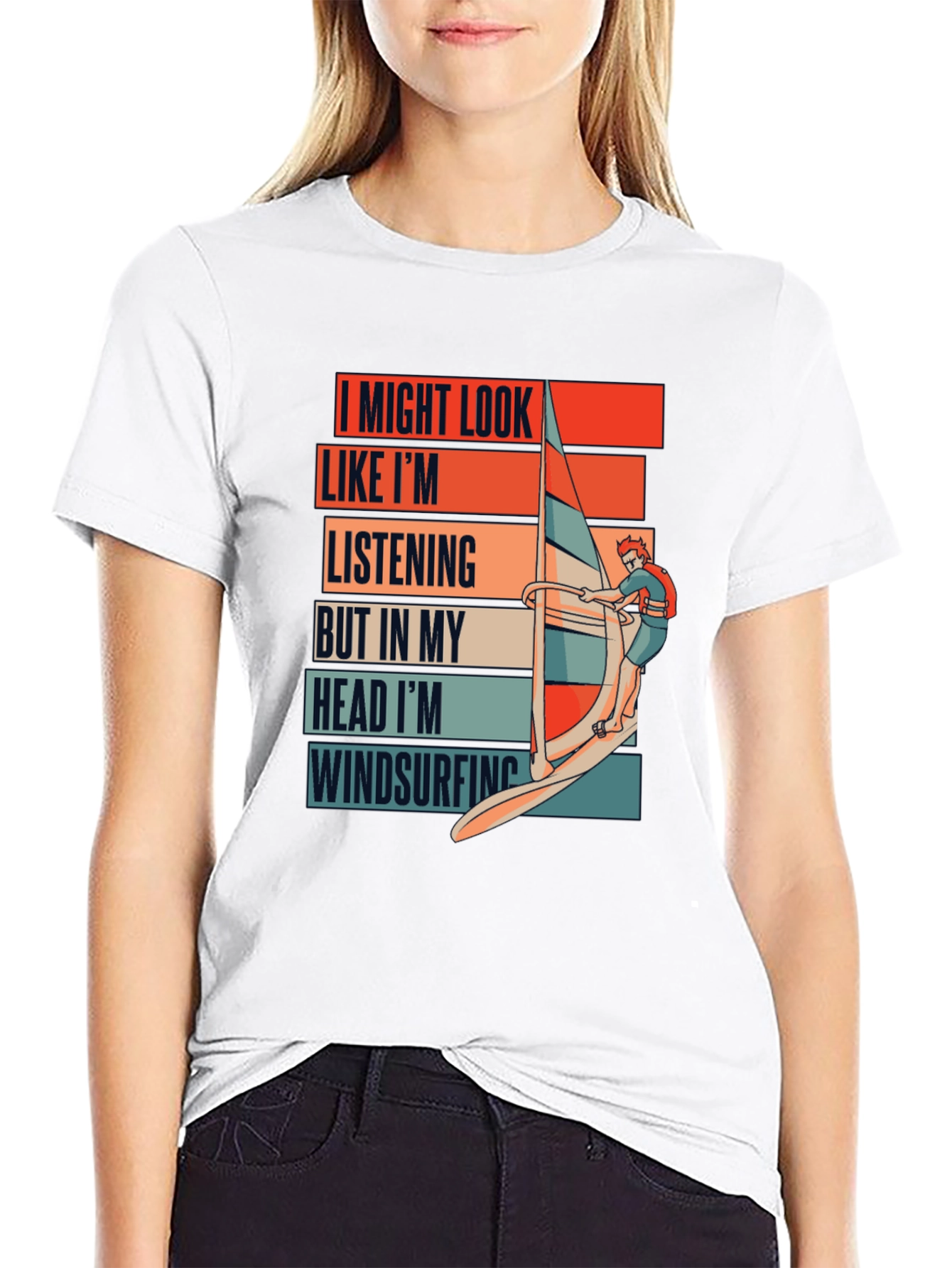 Windsurfing Mind T-Shirt - Funny Ocean Sports Tee