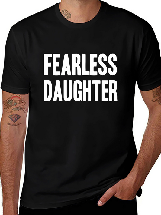 Fearless Daughter Graphic T-Shirt - Black