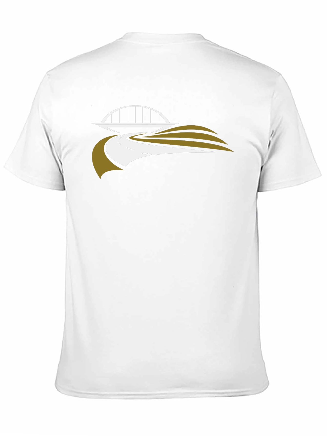 Bridge & Road Graphic Tee - Black Casual Shirt