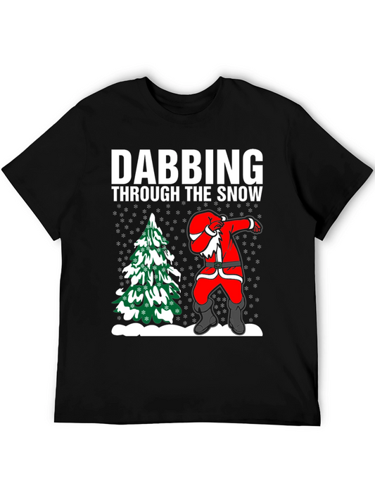 Dabbing Santa T-Shirt: Through the Snow