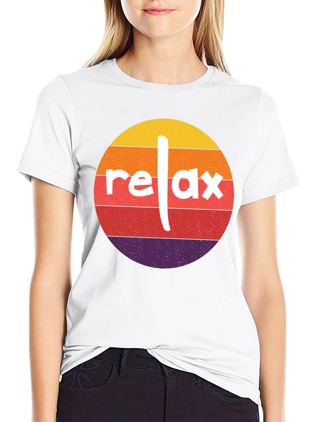 Relax Retro Sunset Tee