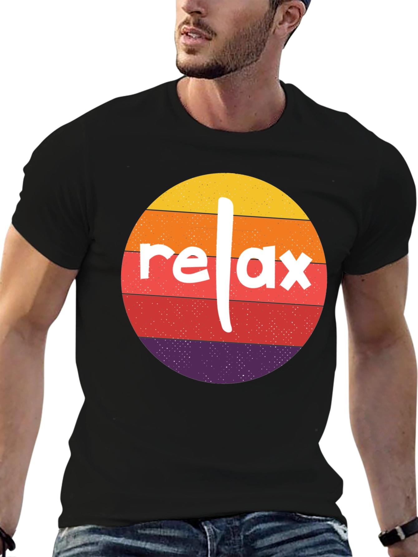 Relax Retro Sunset Tee
