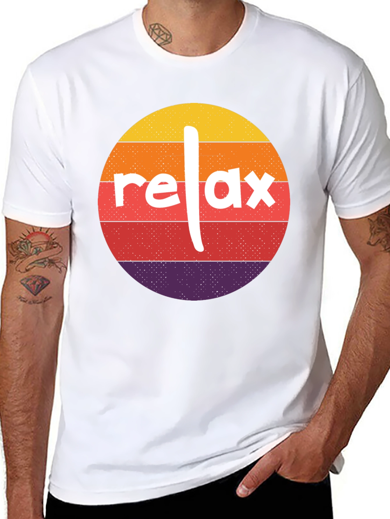Relax Retro Sunset Tee
