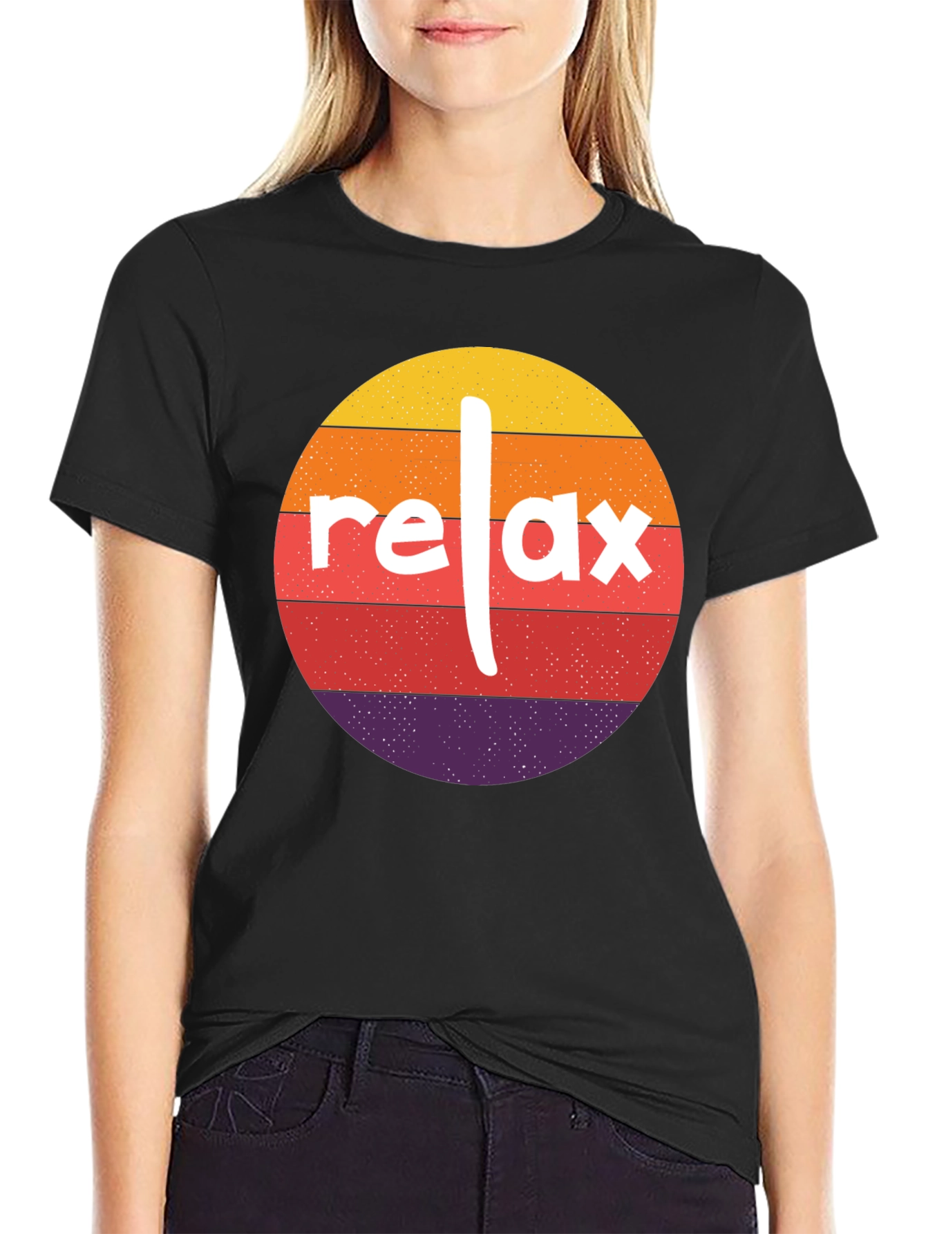 Relax Retro Sunset Tee