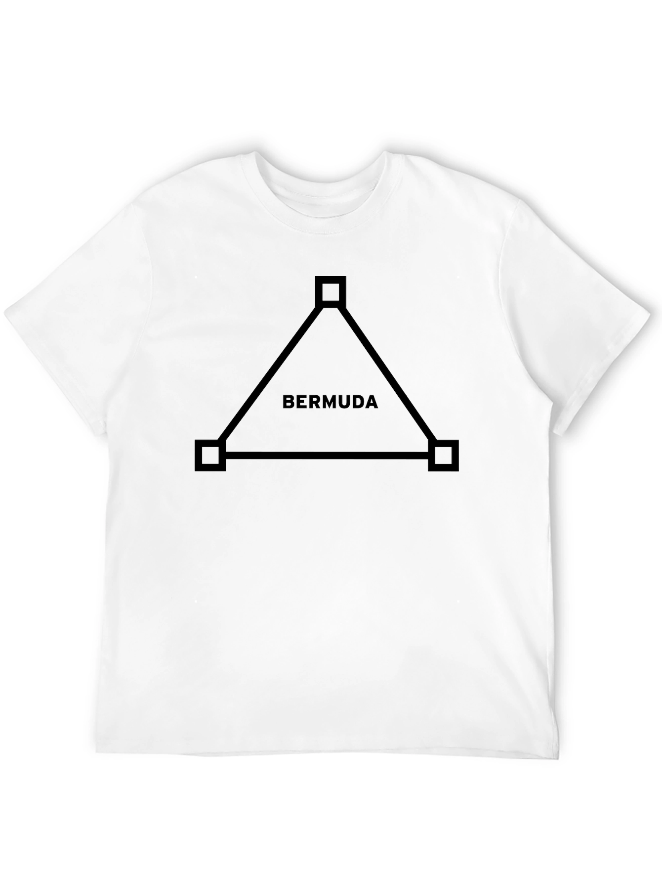 Bermuda Triangle Graphic Tee - Black