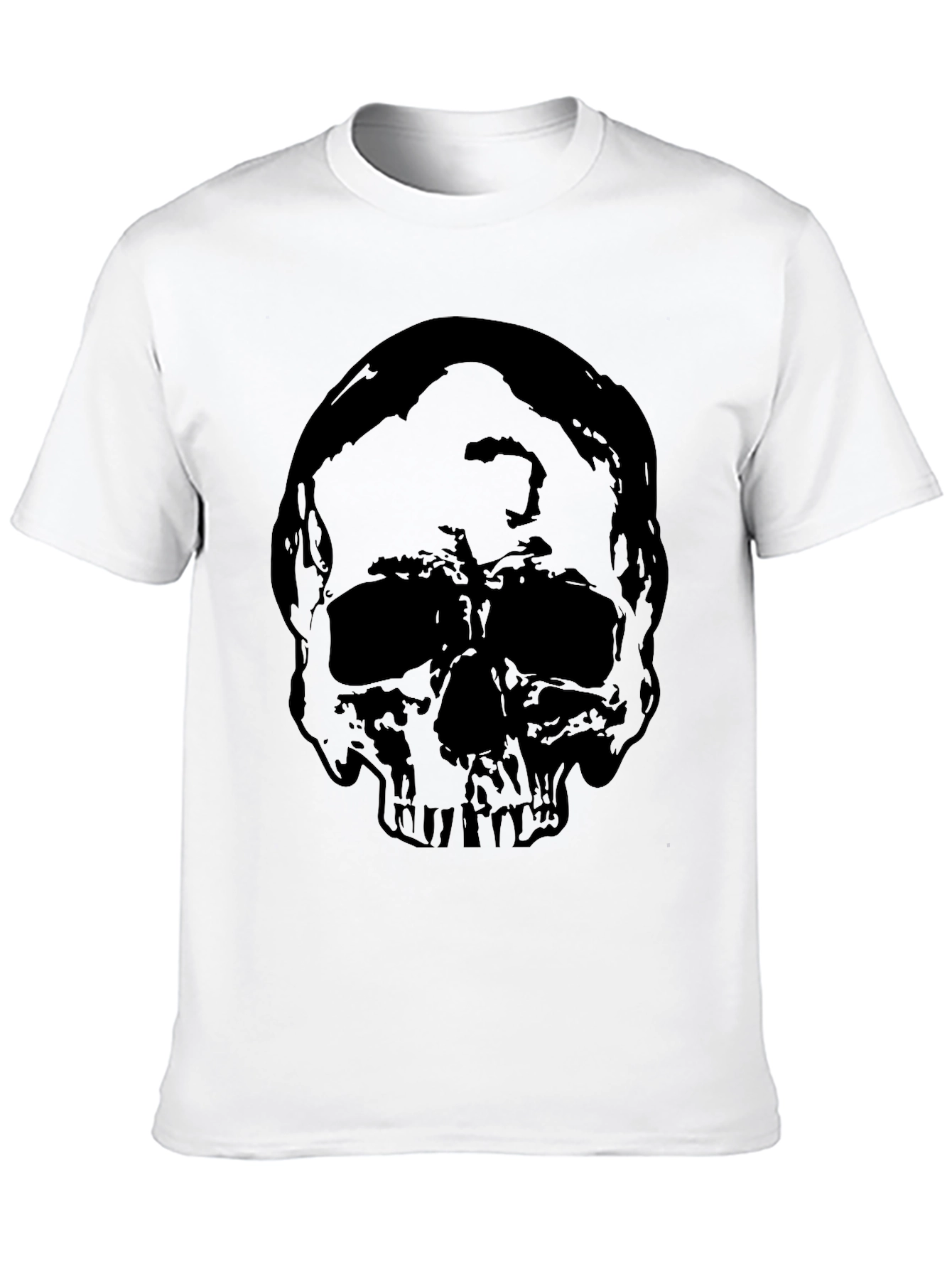 Skull Graphic Black T-Shirt for Men