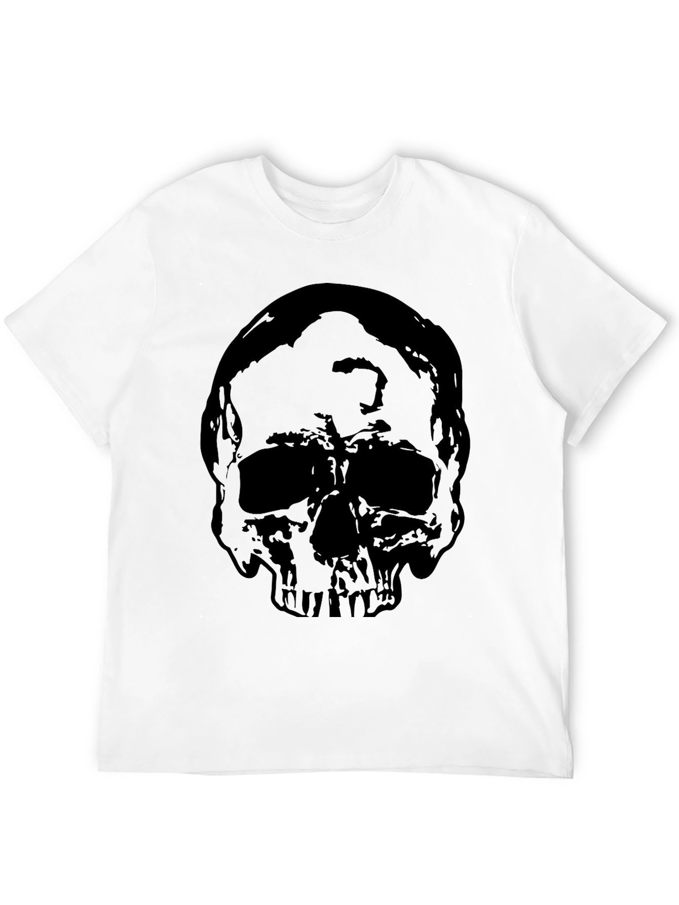 Skull Graphic Black T-Shirt for Men