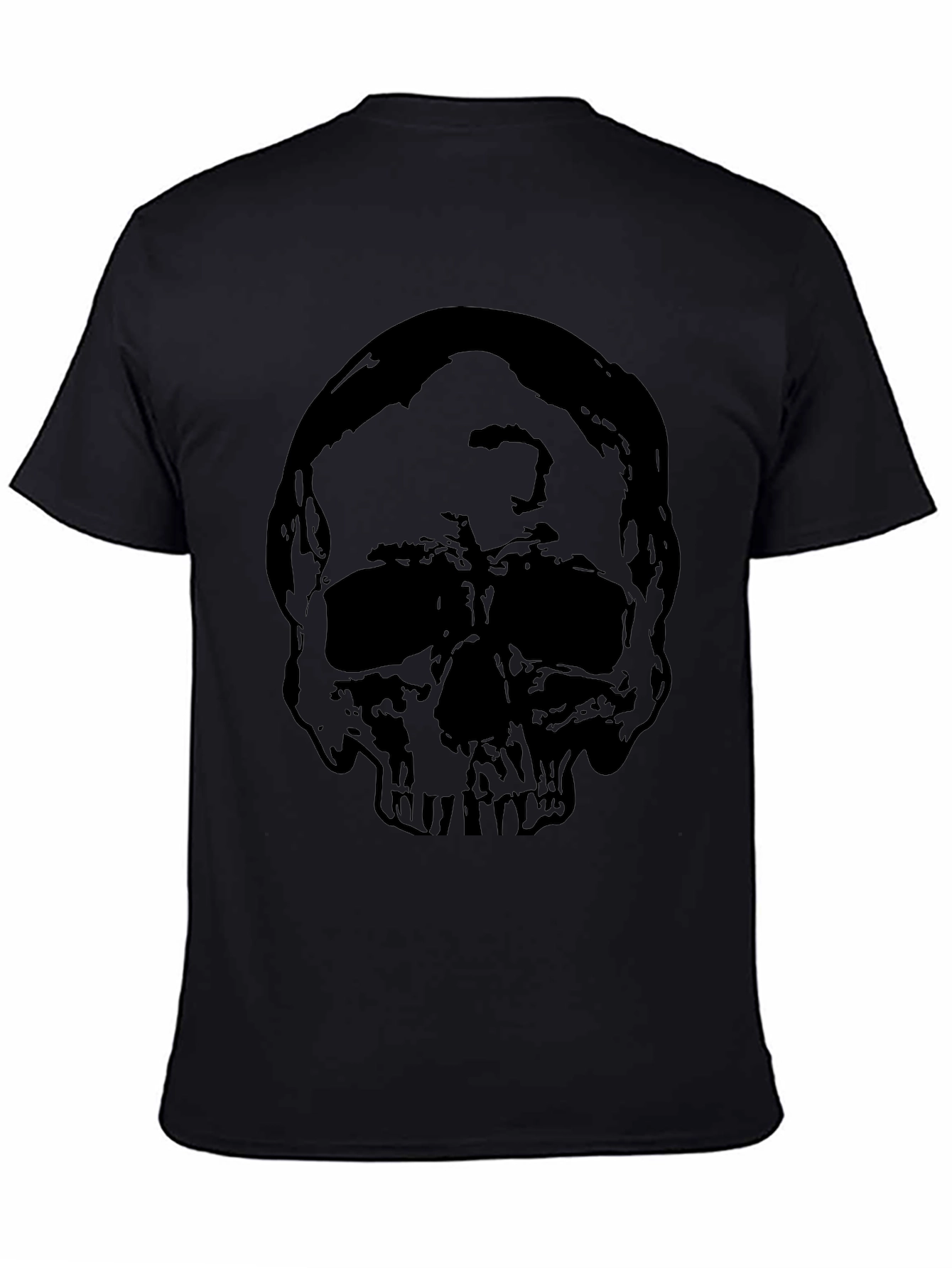 Skull Graphic Black T-Shirt for Men