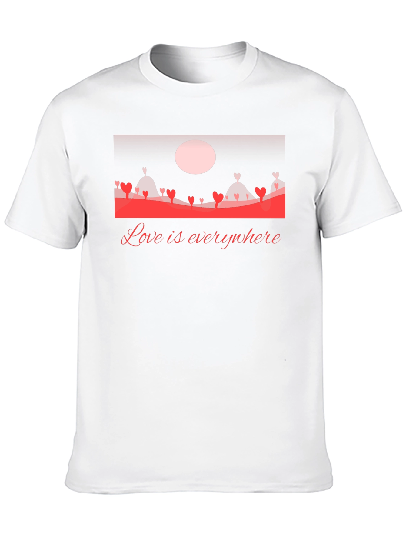 Love Everywhere Graphic T-Shirt - Black