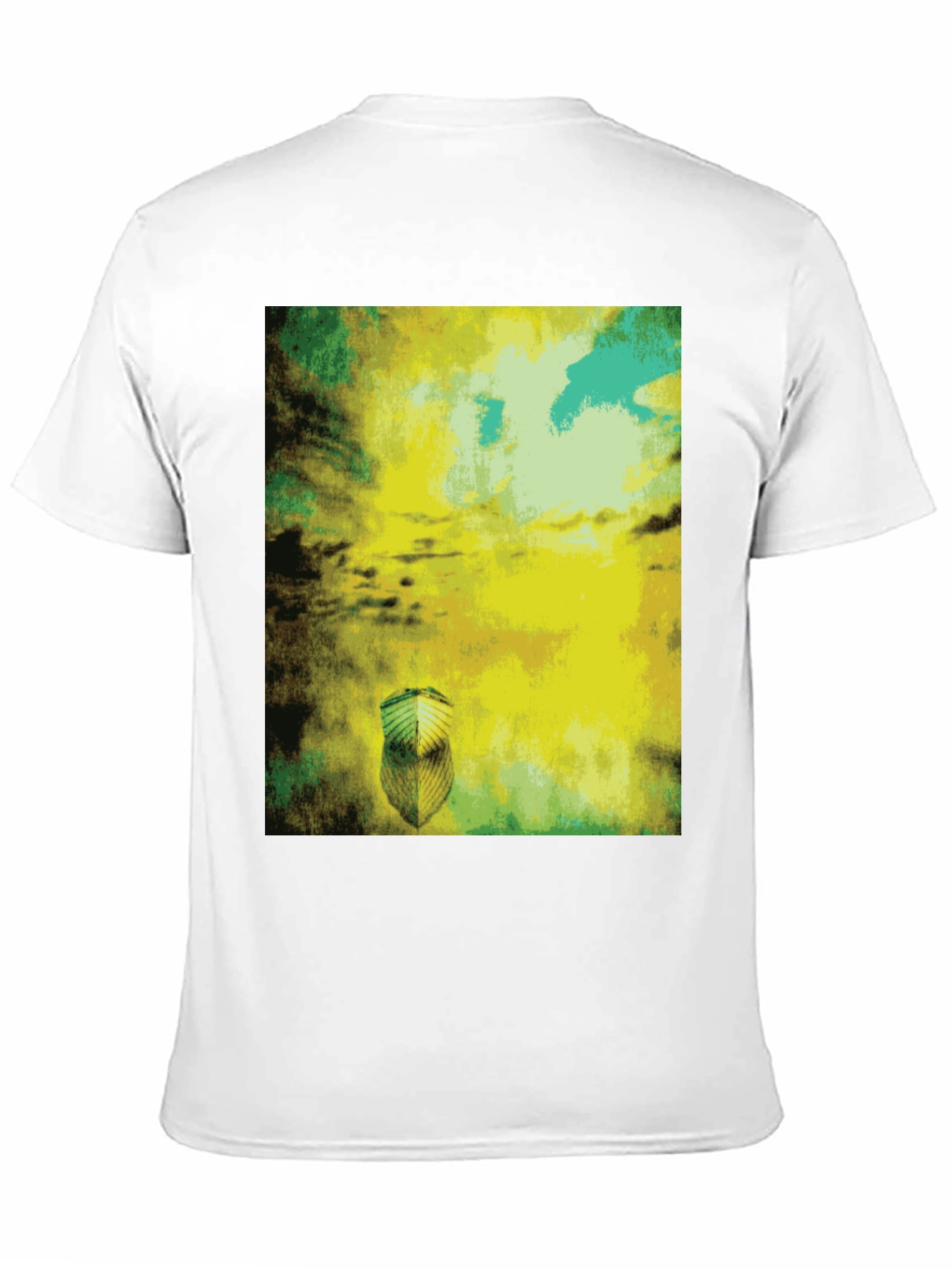 Abstract Art Graphic Print Black T-Shirt