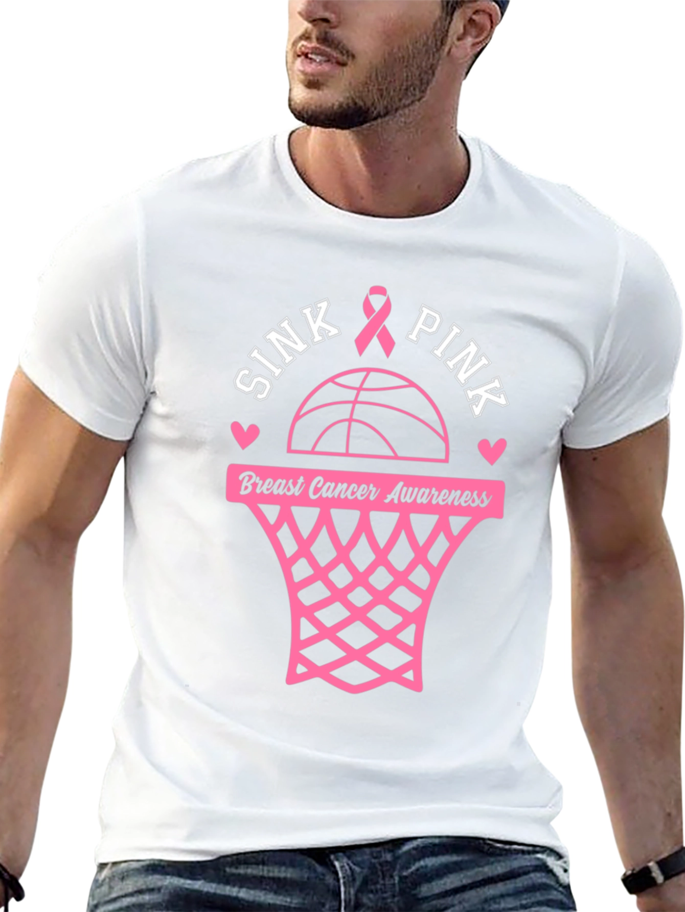 Sink Pink Breast Cancer Awareness T-Shirt