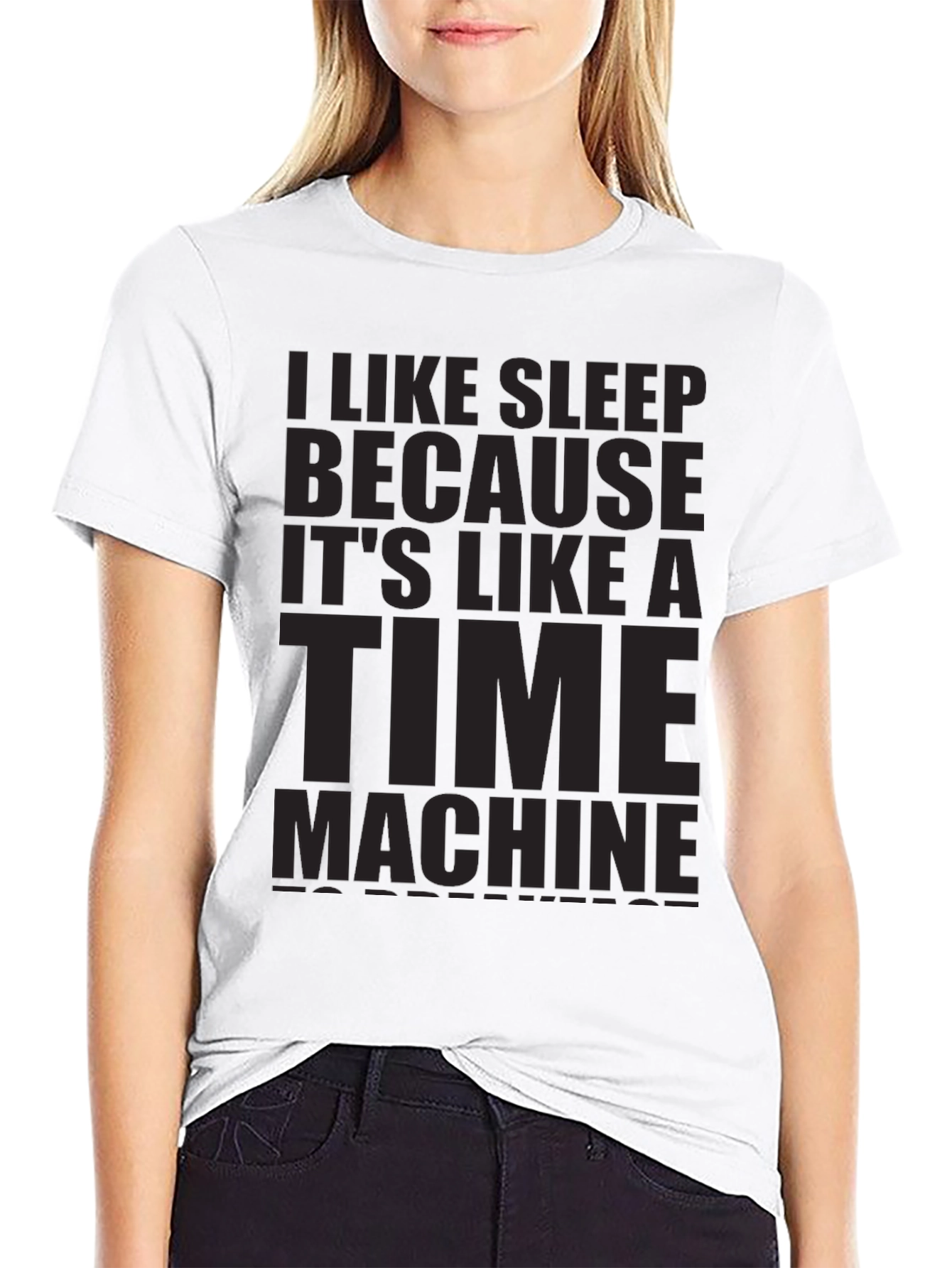 I Like Sleep Time Machine Graphic Tee