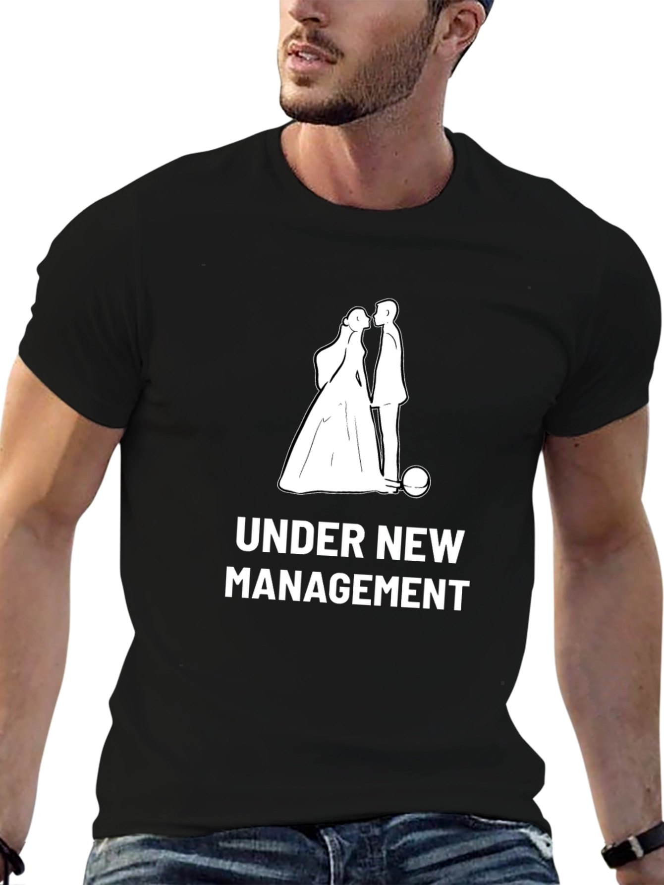 Under New Management Wedding T-Shirt