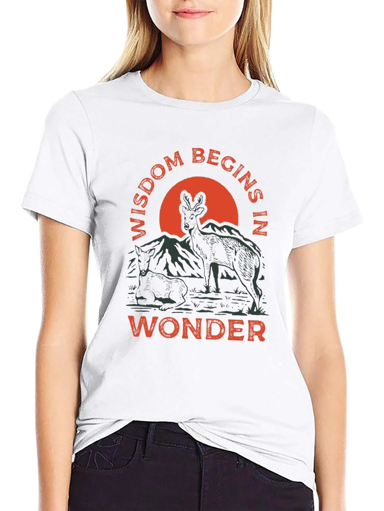 Wisdom Begins in Wonder Graphic Tee