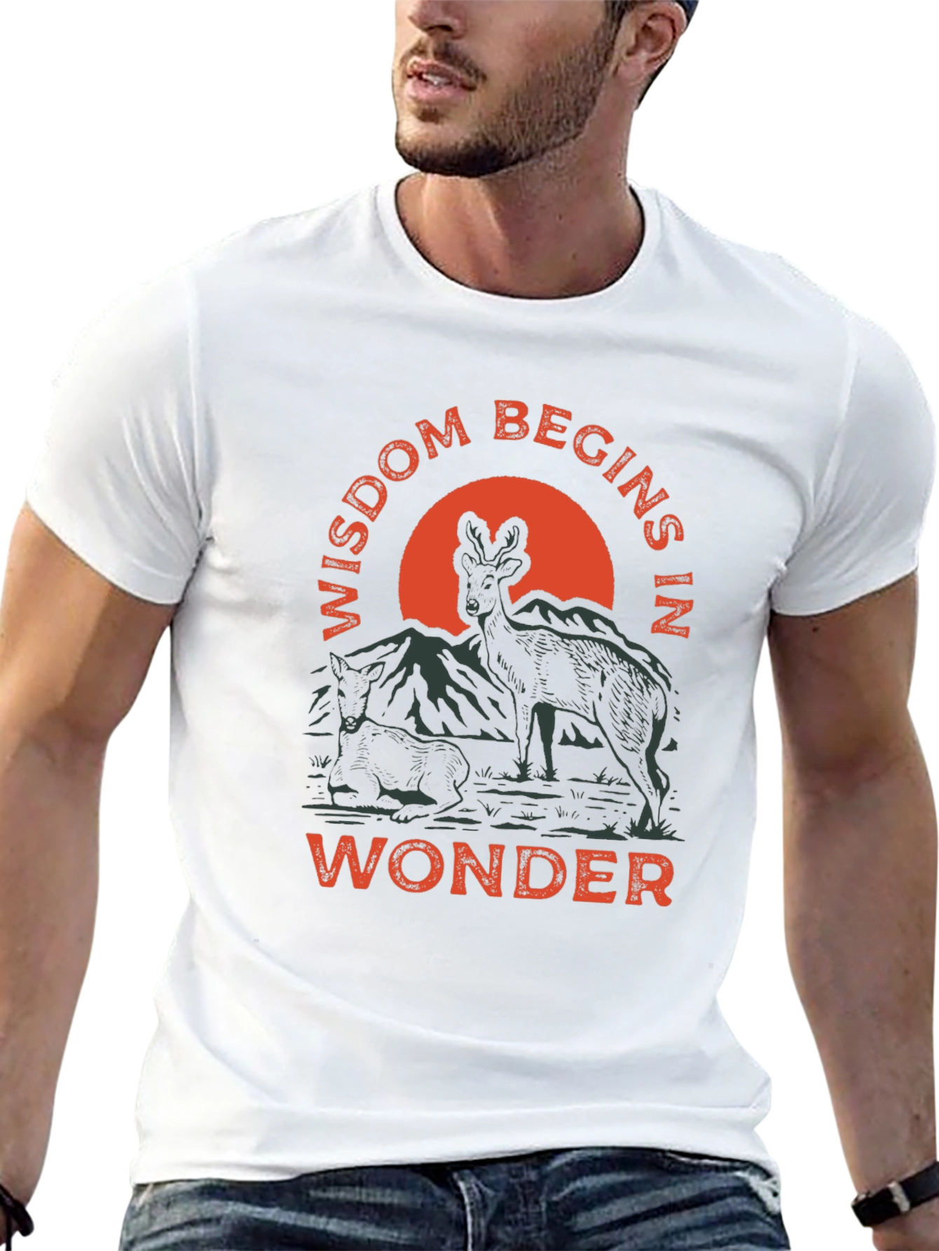 Wisdom Begins in Wonder Graphic Tee