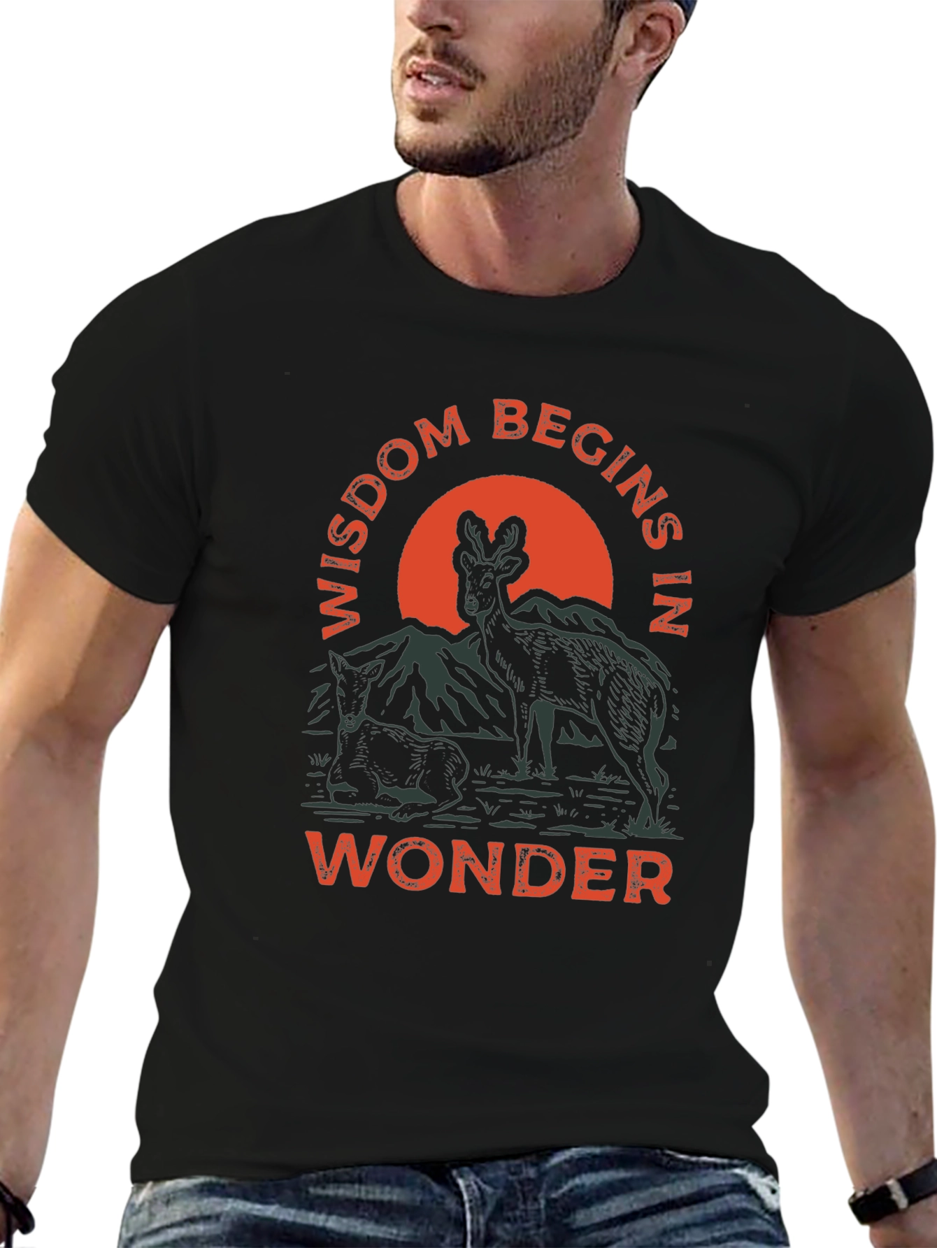 Wisdom Begins in Wonder Graphic Tee
