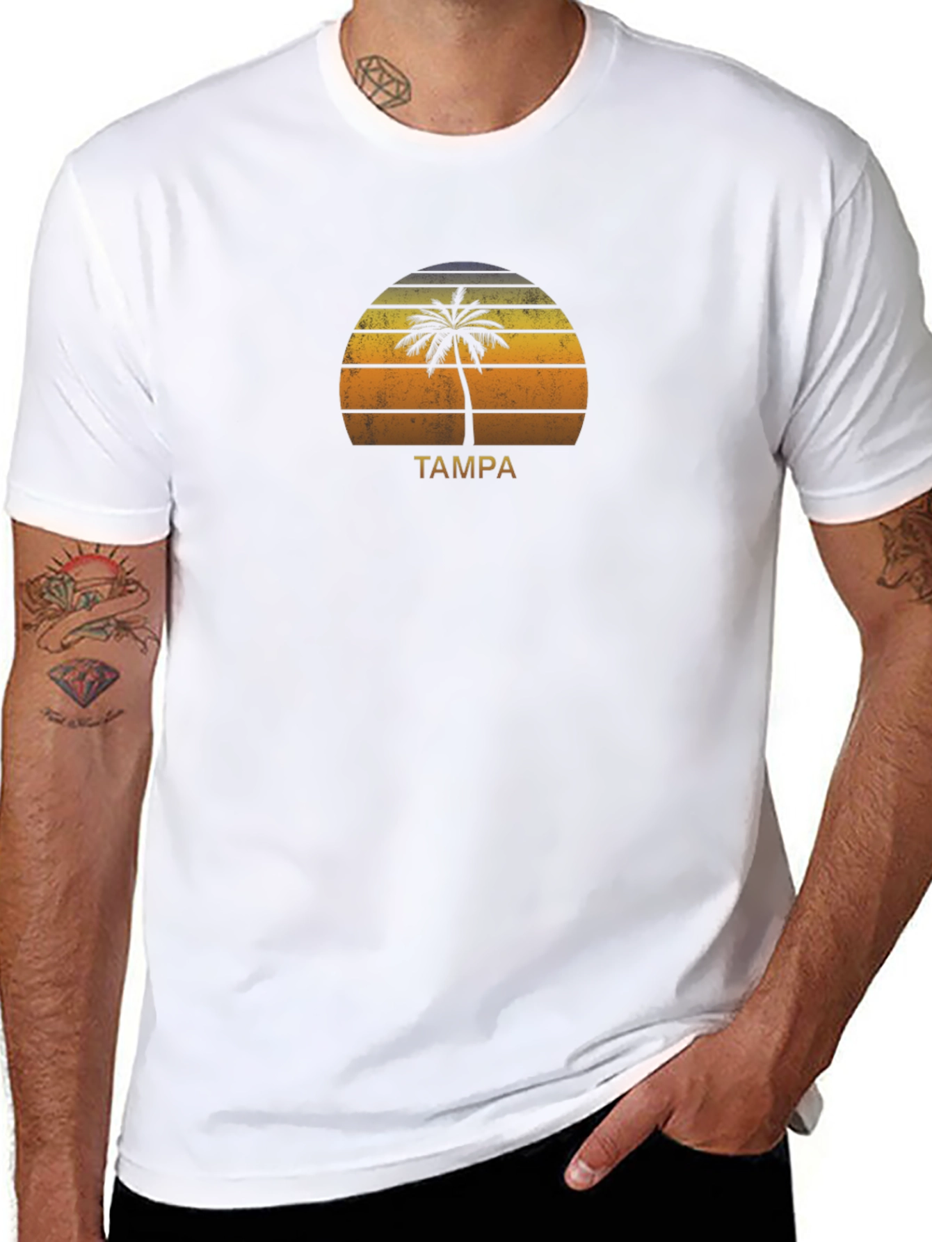 Retro Tampa Palm Tree T-Shirt