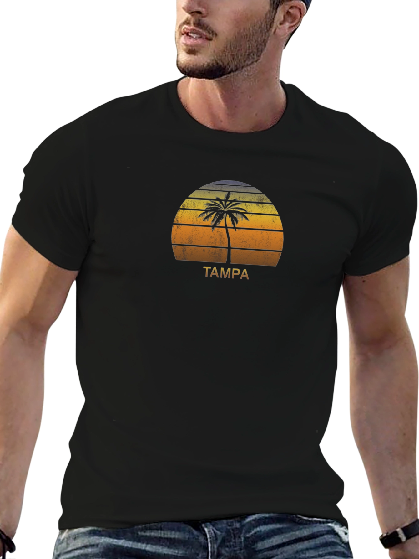 Retro Tampa Palm Tree T-Shirt