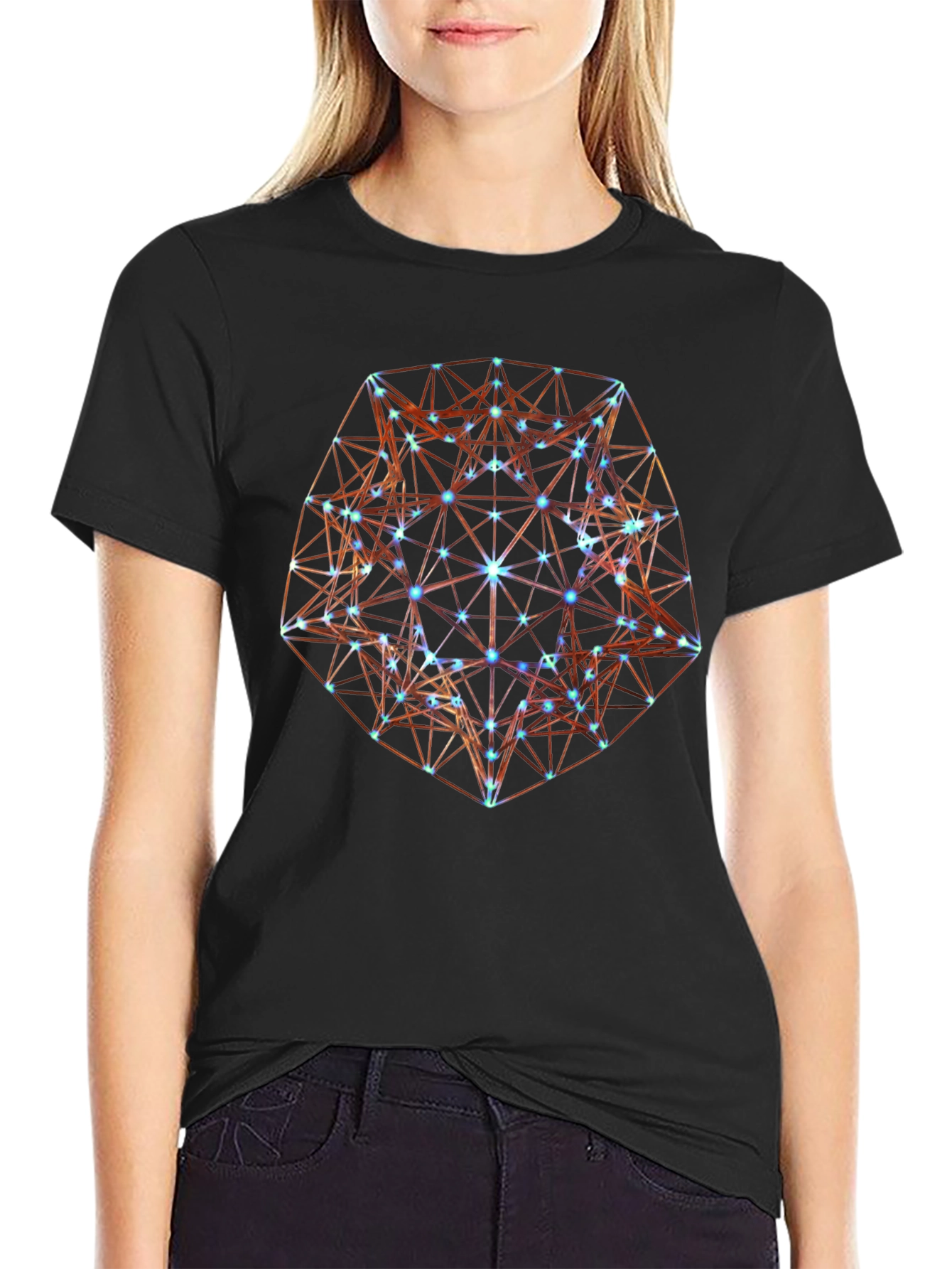 Geometric Starburst T-Shirt - Stylish Graphic Tee