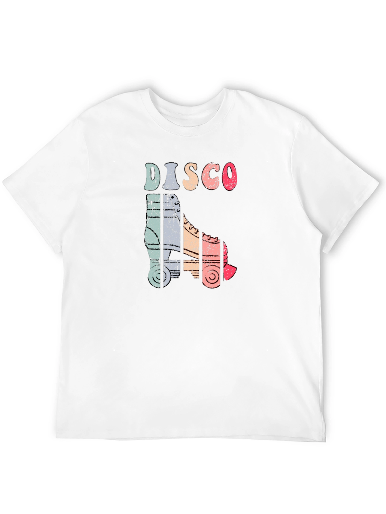 Retro Disco Roller Skate T-Shirt
