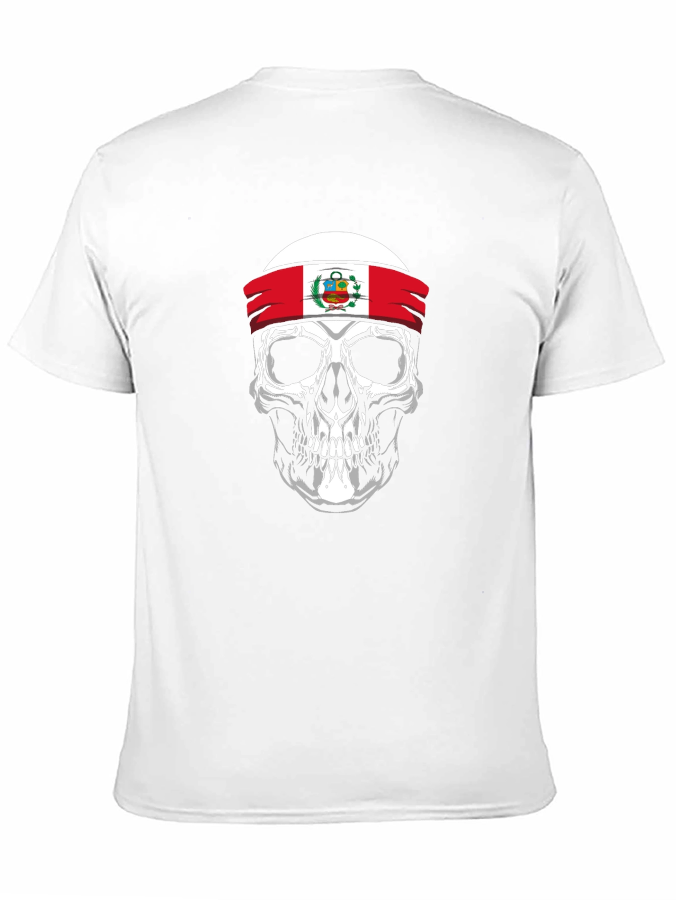 Peruvian Pride Skull Graphic Tee