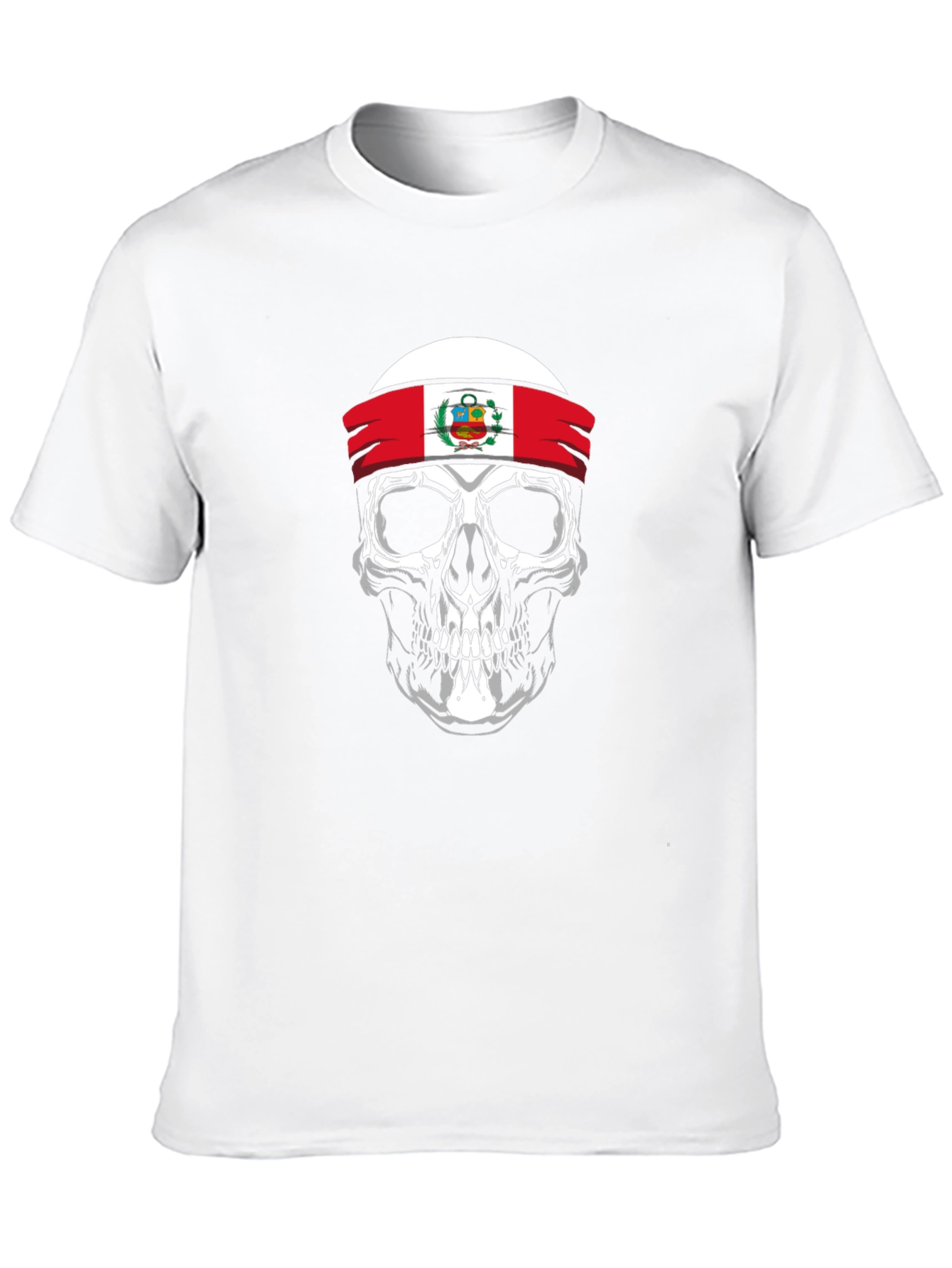 Peruvian Pride Skull Graphic Tee