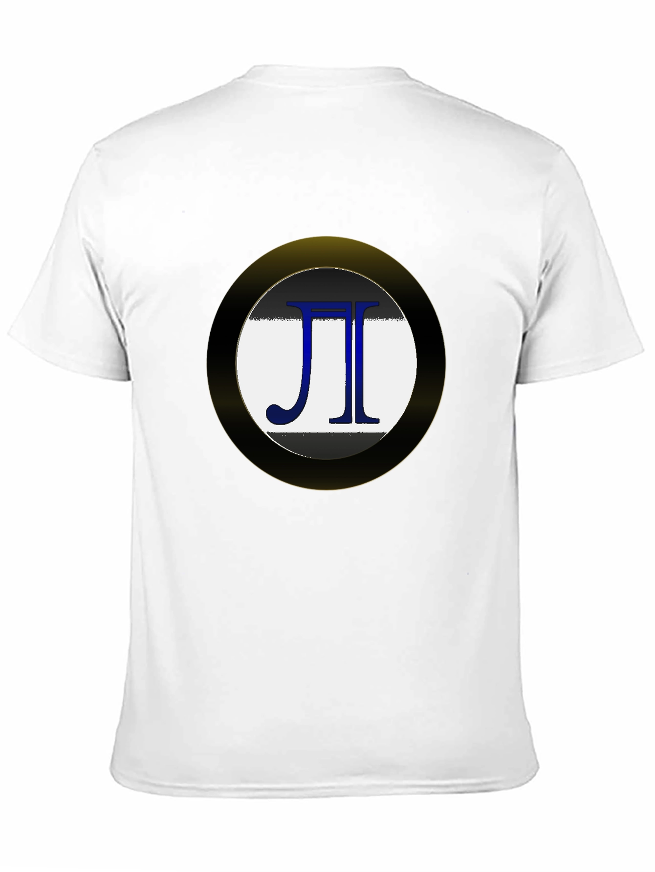Pi Symbol Graphic Tee - Black Cotton Blend