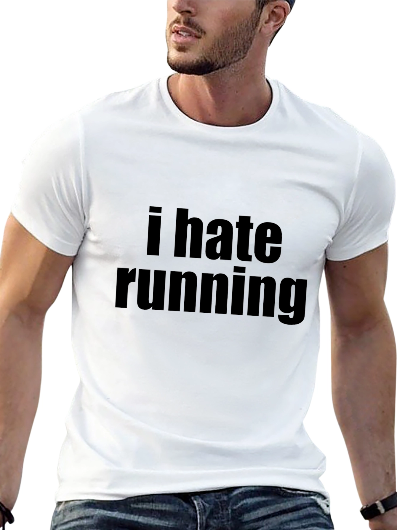 I Hate Running Graphic Tee