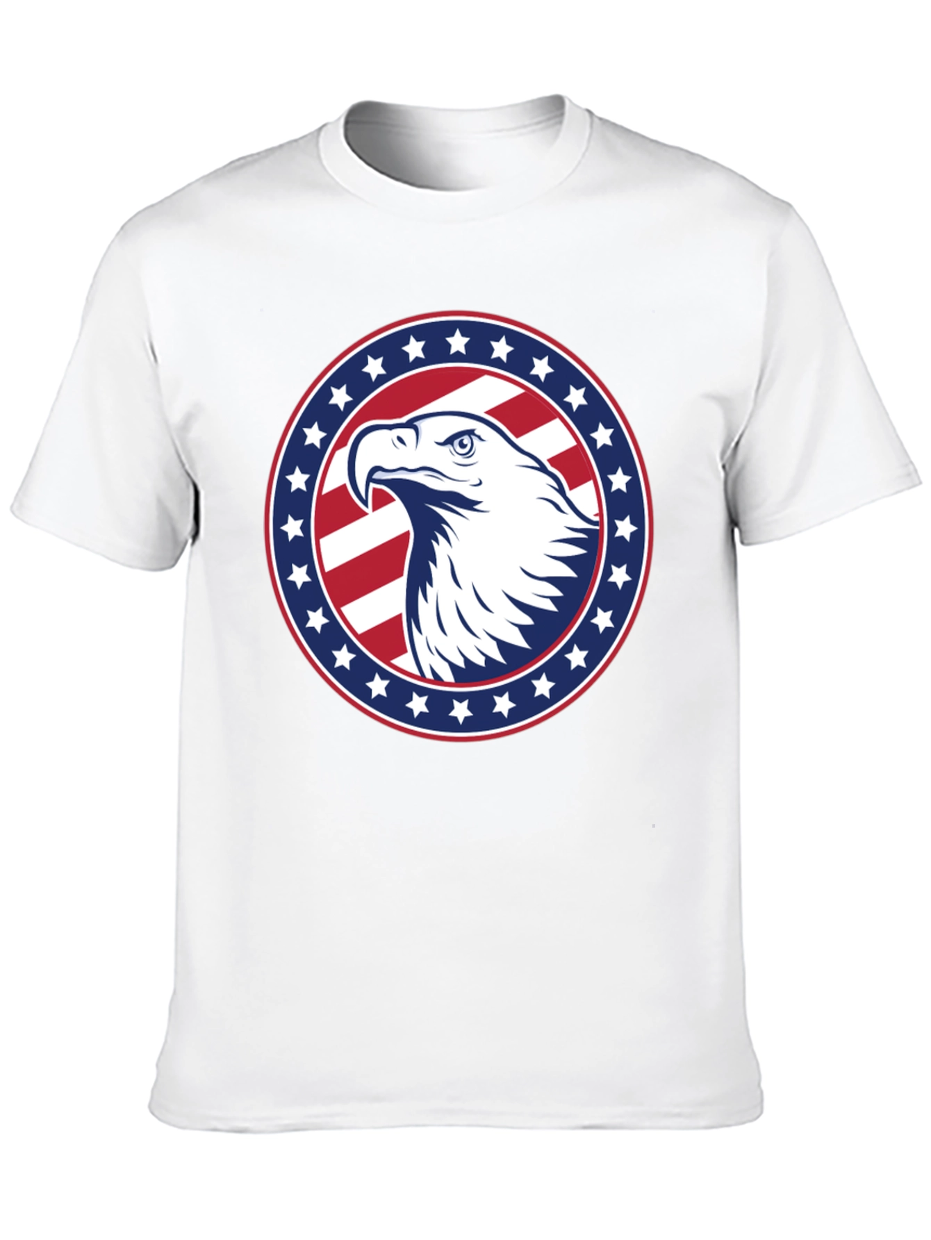 Patriotic Eagle Graphic Tee - American Pride