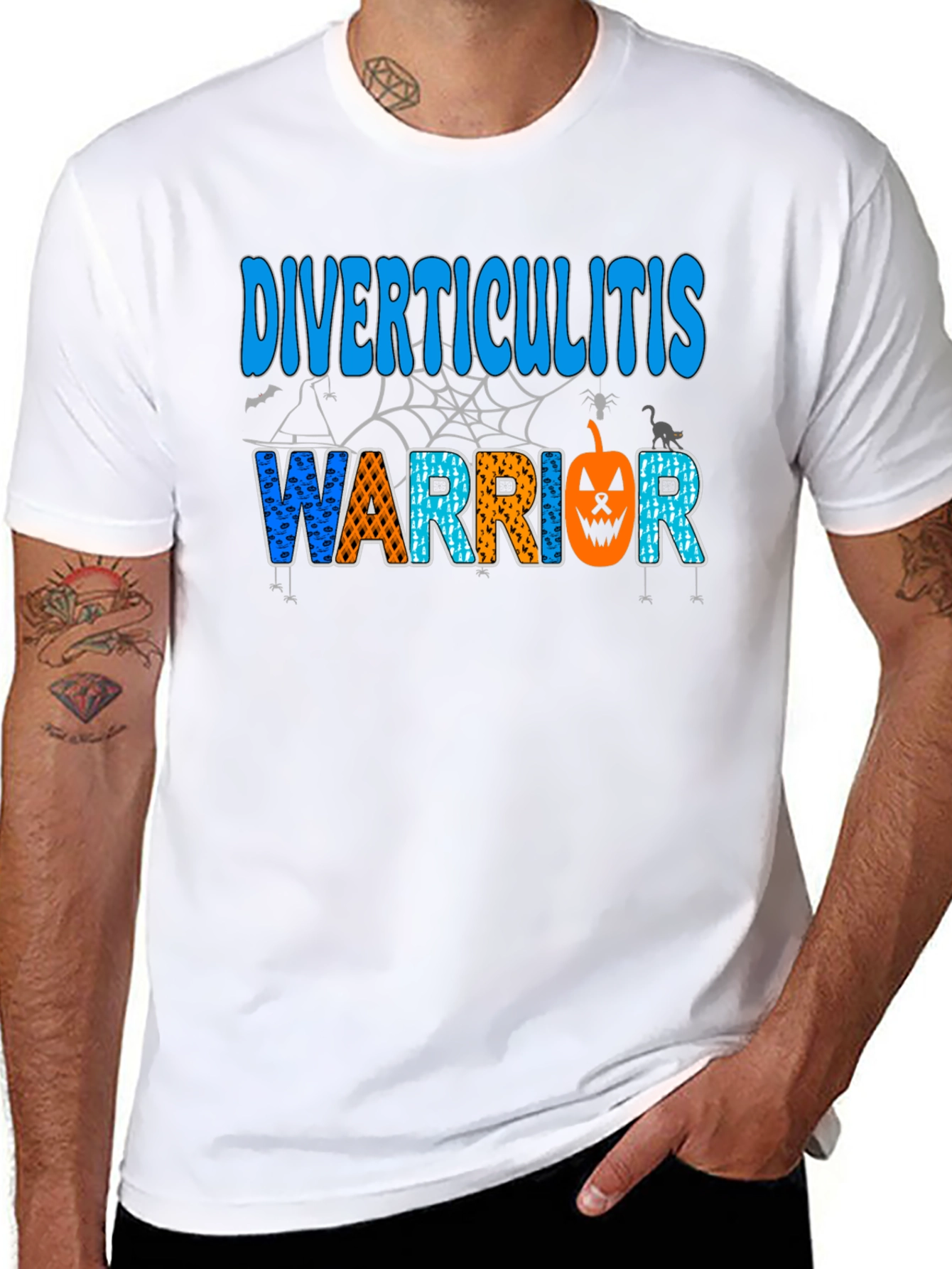 Diverticulitis Warrior Halloween T-Shirt