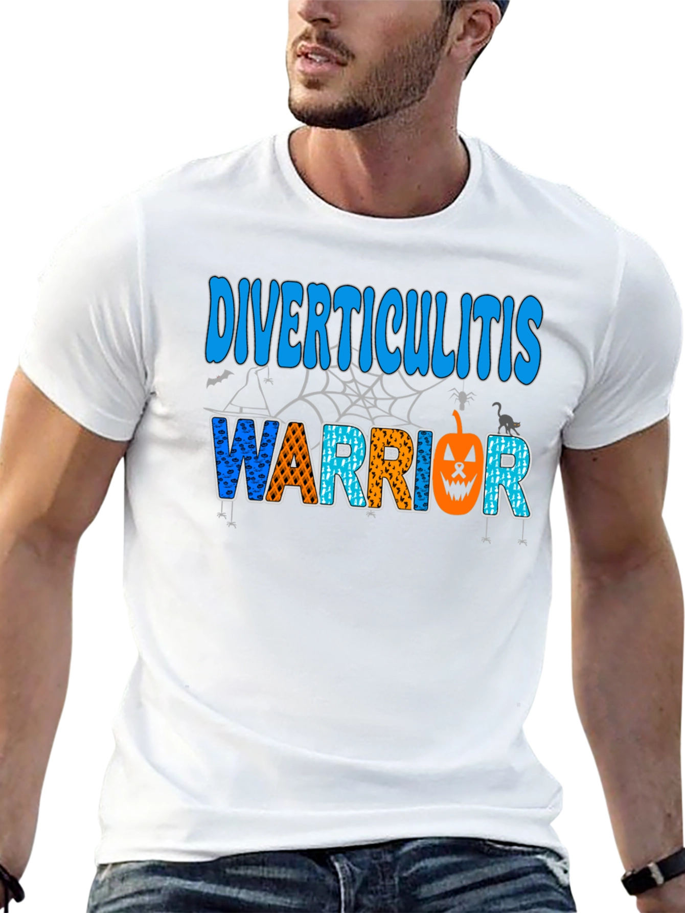 Diverticulitis Warrior Halloween T-Shirt