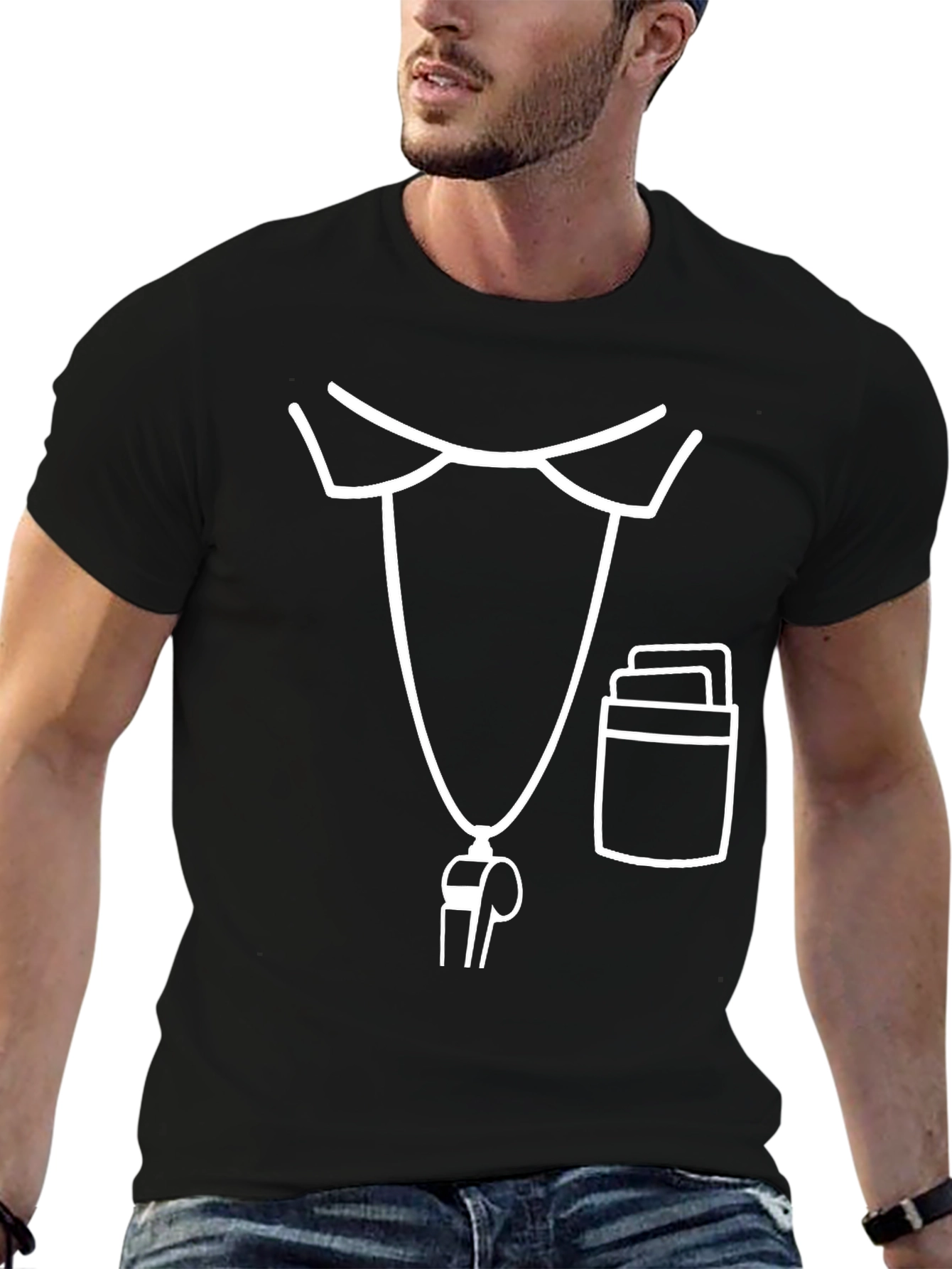 Referee Costume Graphic T-Shirt