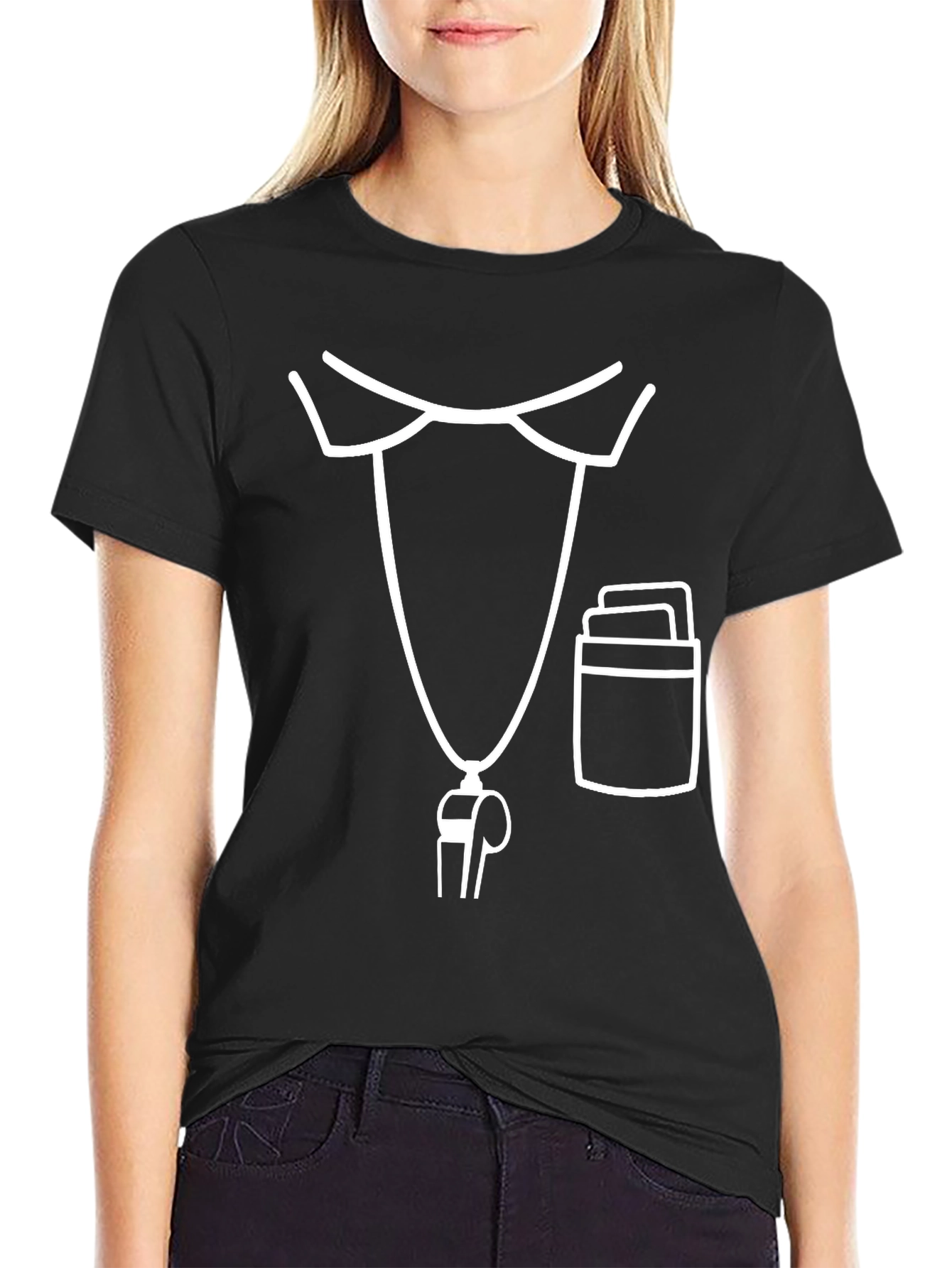 Referee Costume Graphic T-Shirt