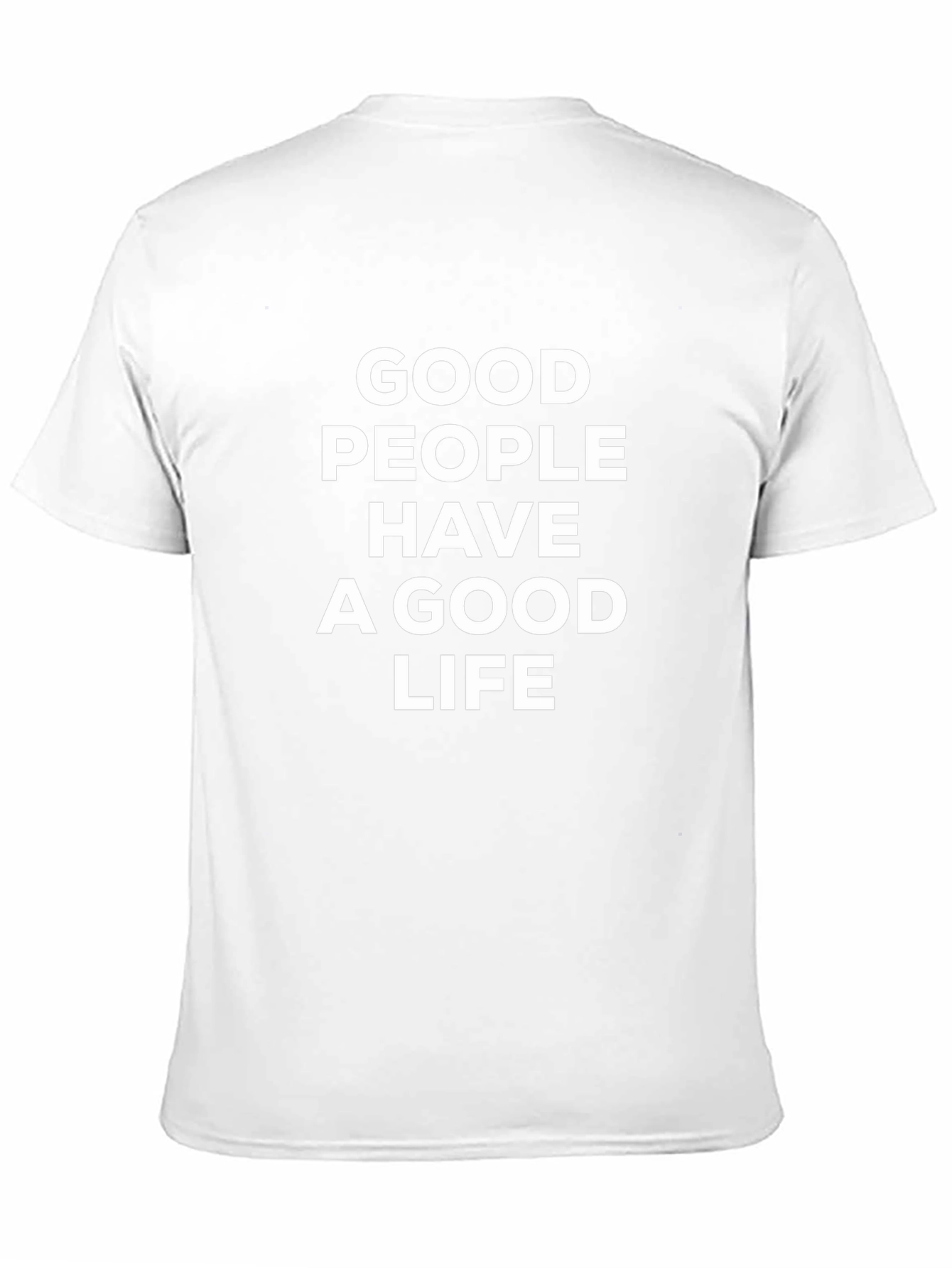 Good People Good Life Black Tee