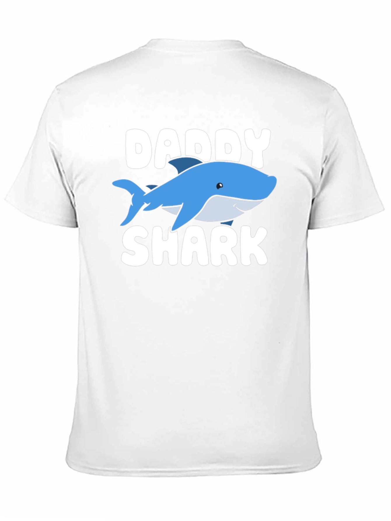 Daddy Shark Graphic Tee - Black Cotton T-Shirt
