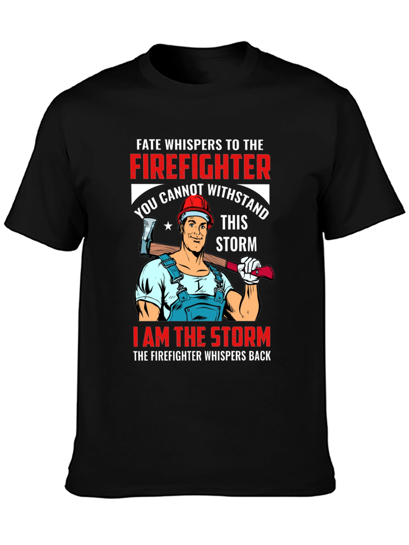 Firefighter Storm T-Shirt - Bold Graphic Tee