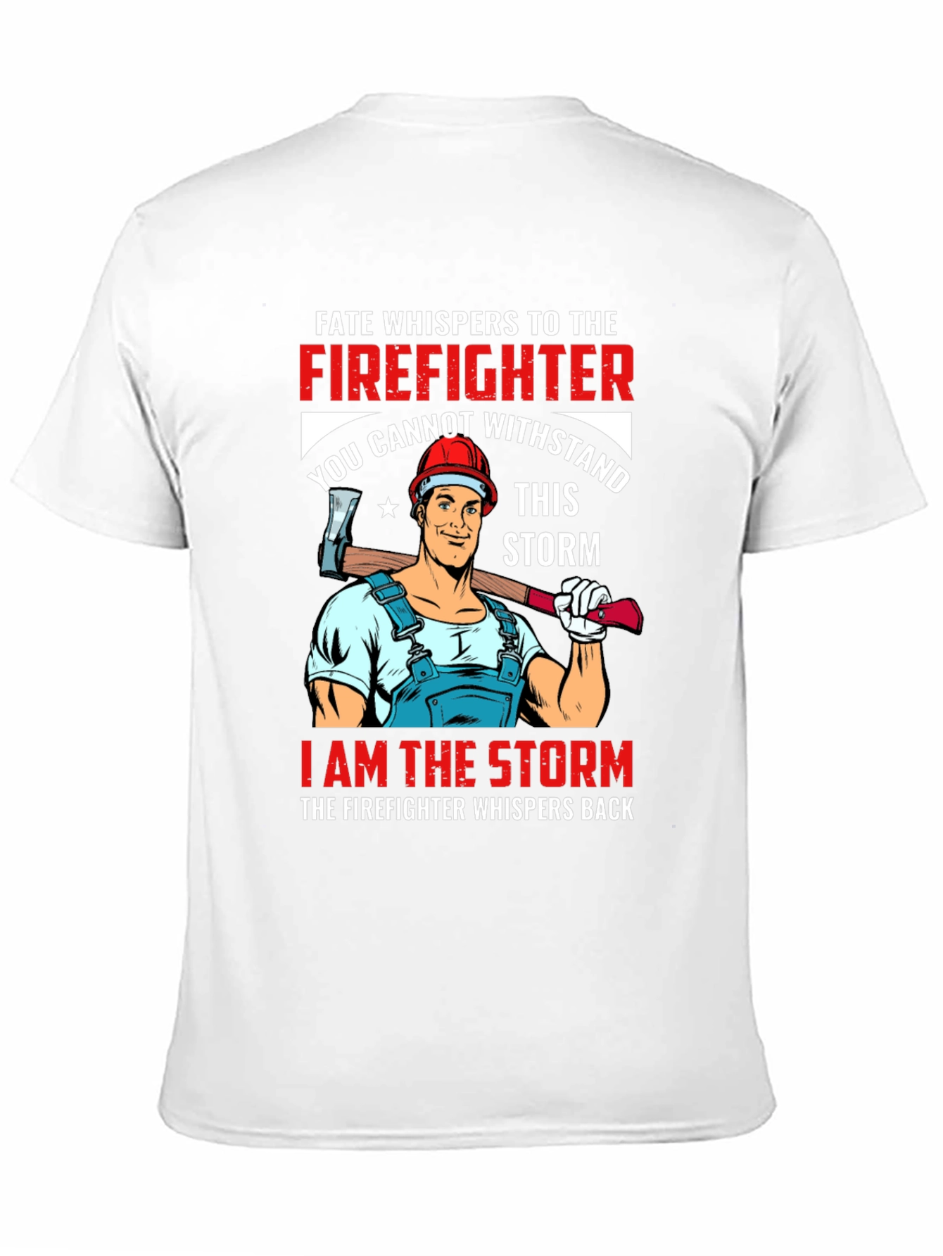 Firefighter Storm T-Shirt - Bold Graphic Tee